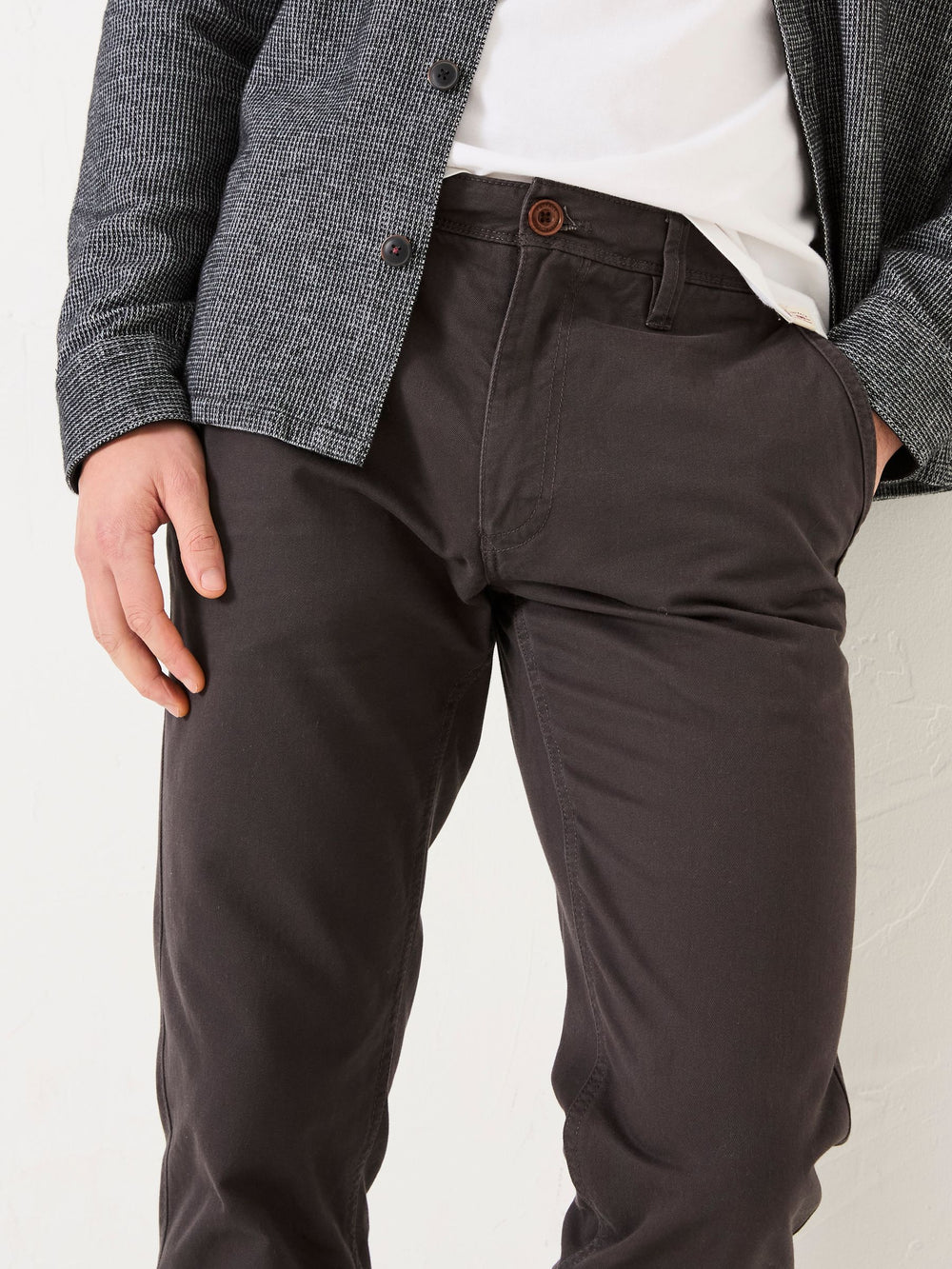 Grey Charcoal Modern Coastal Chinos