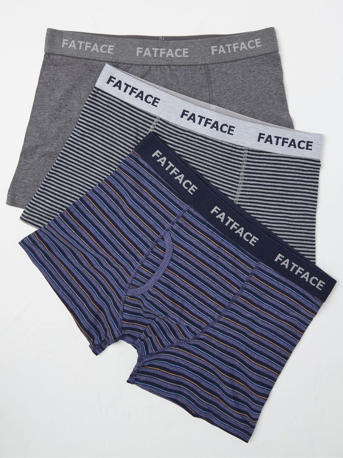 Blue Seagrove Stripe Classic Boxers 3 Pack