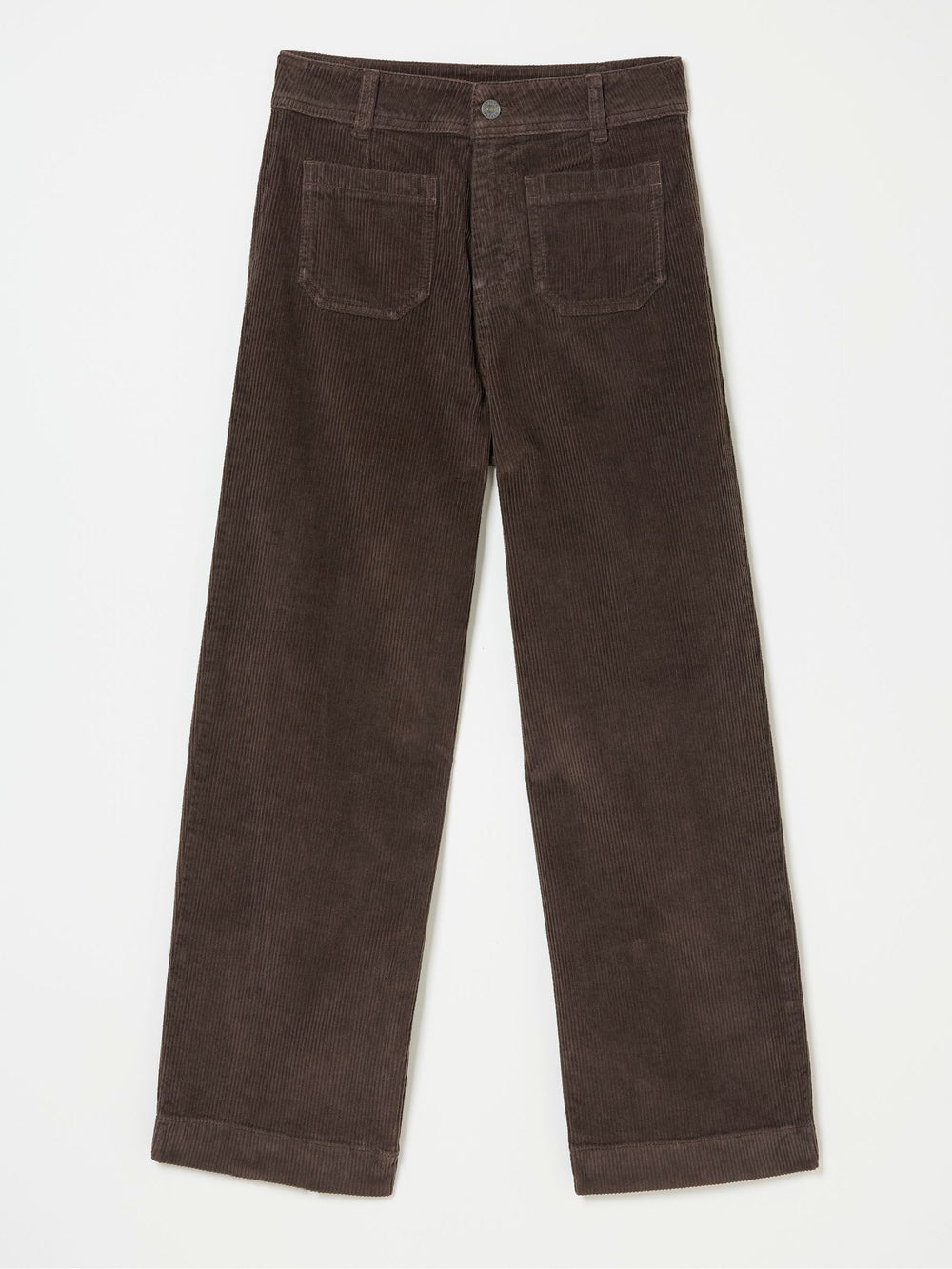 Keswick Brown Wide Leg Crop Jeans