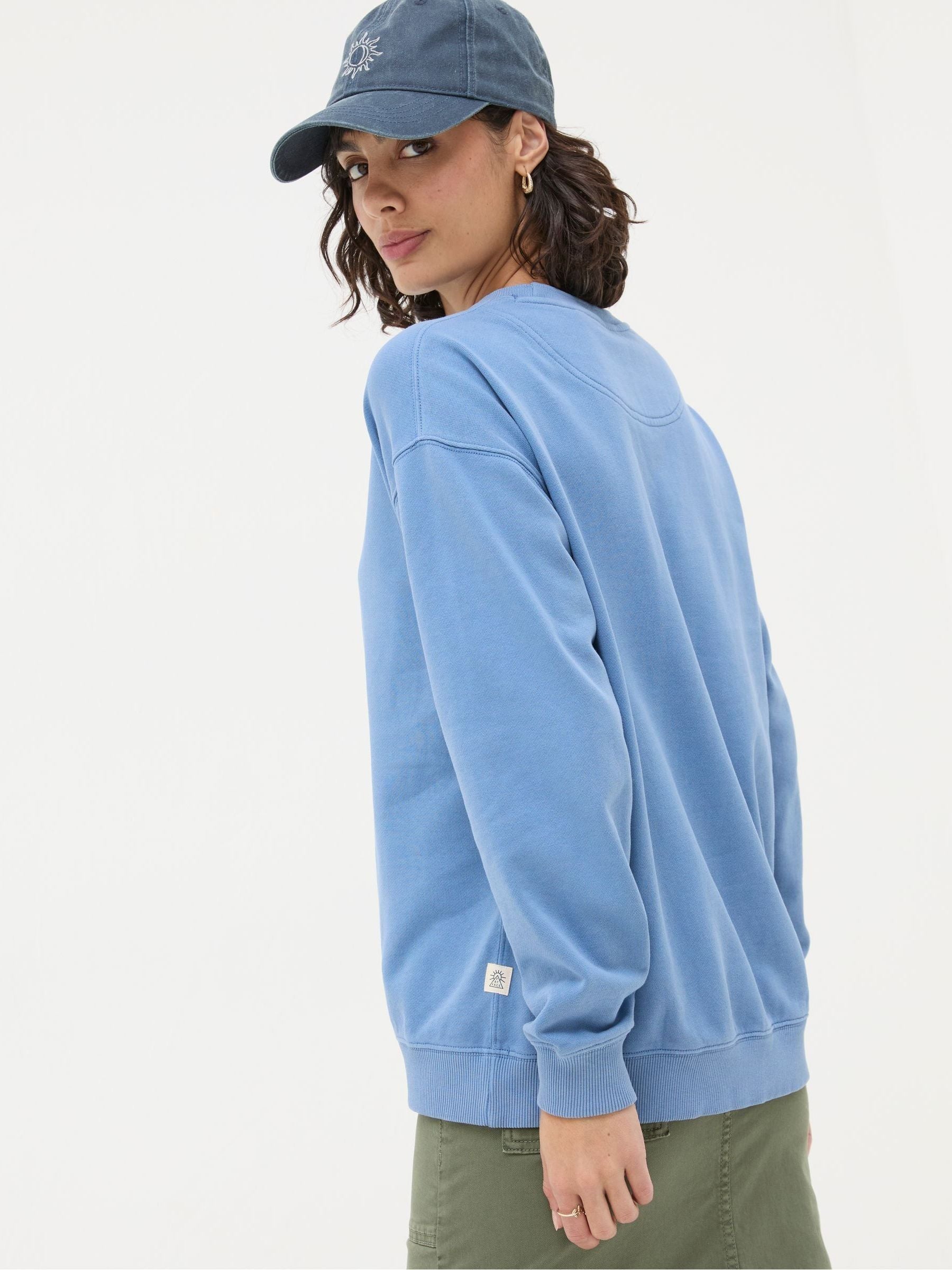 Georgia Blue Cobalt Crew Sweatshirt