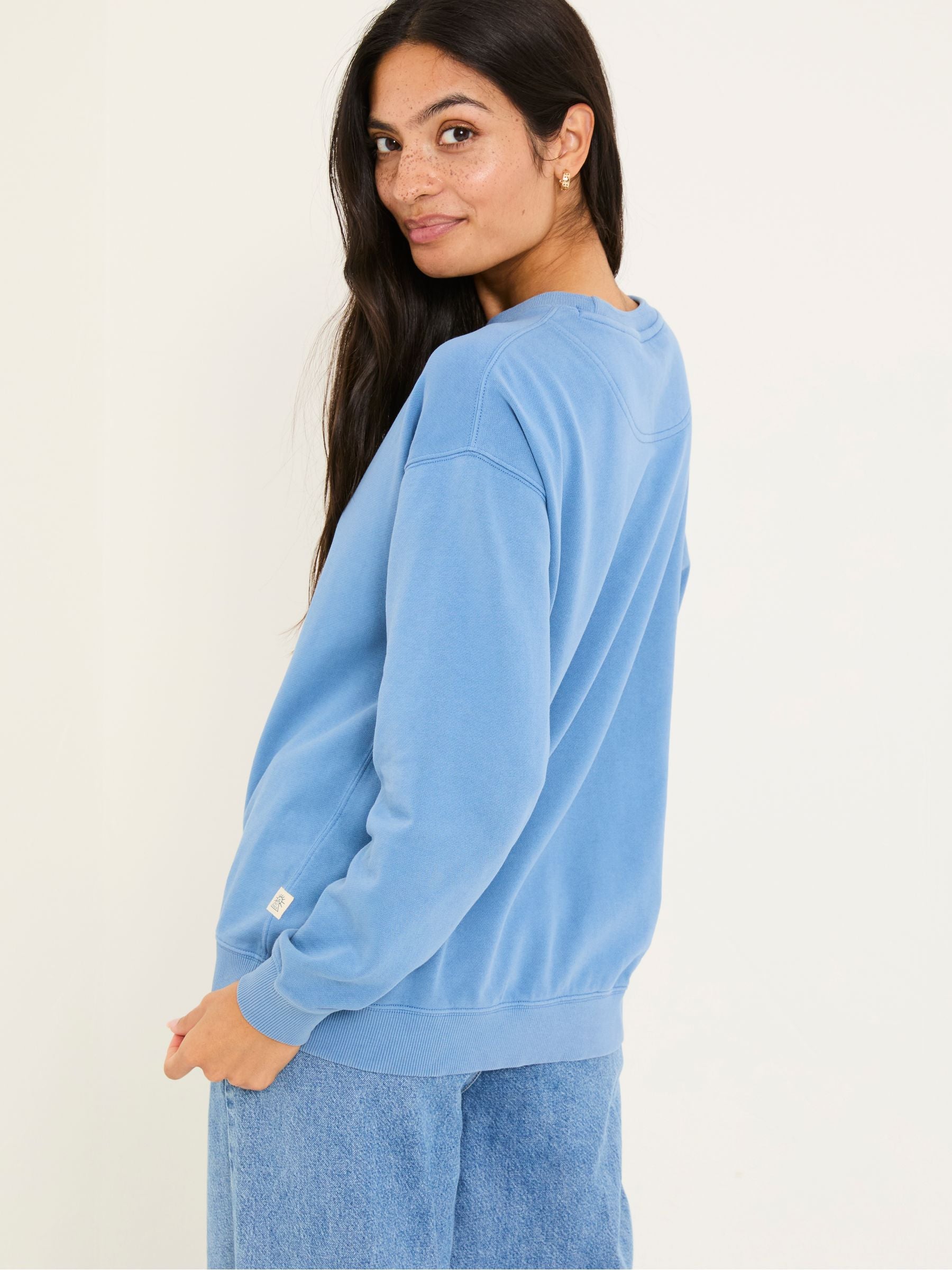 Georgia Blue Cobalt Crew Sweatshirt