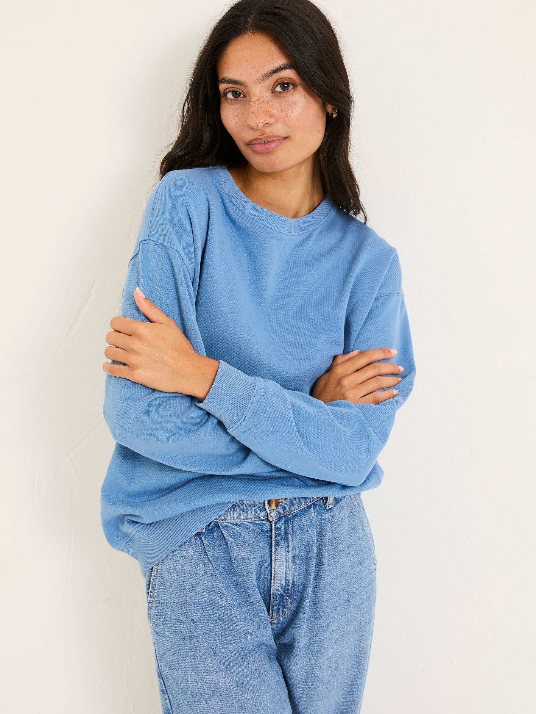 Georgia Blue Cobalt Crew Sweatshirt