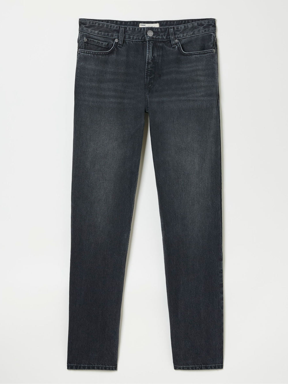 Vintage Black Straight Fit Jeans