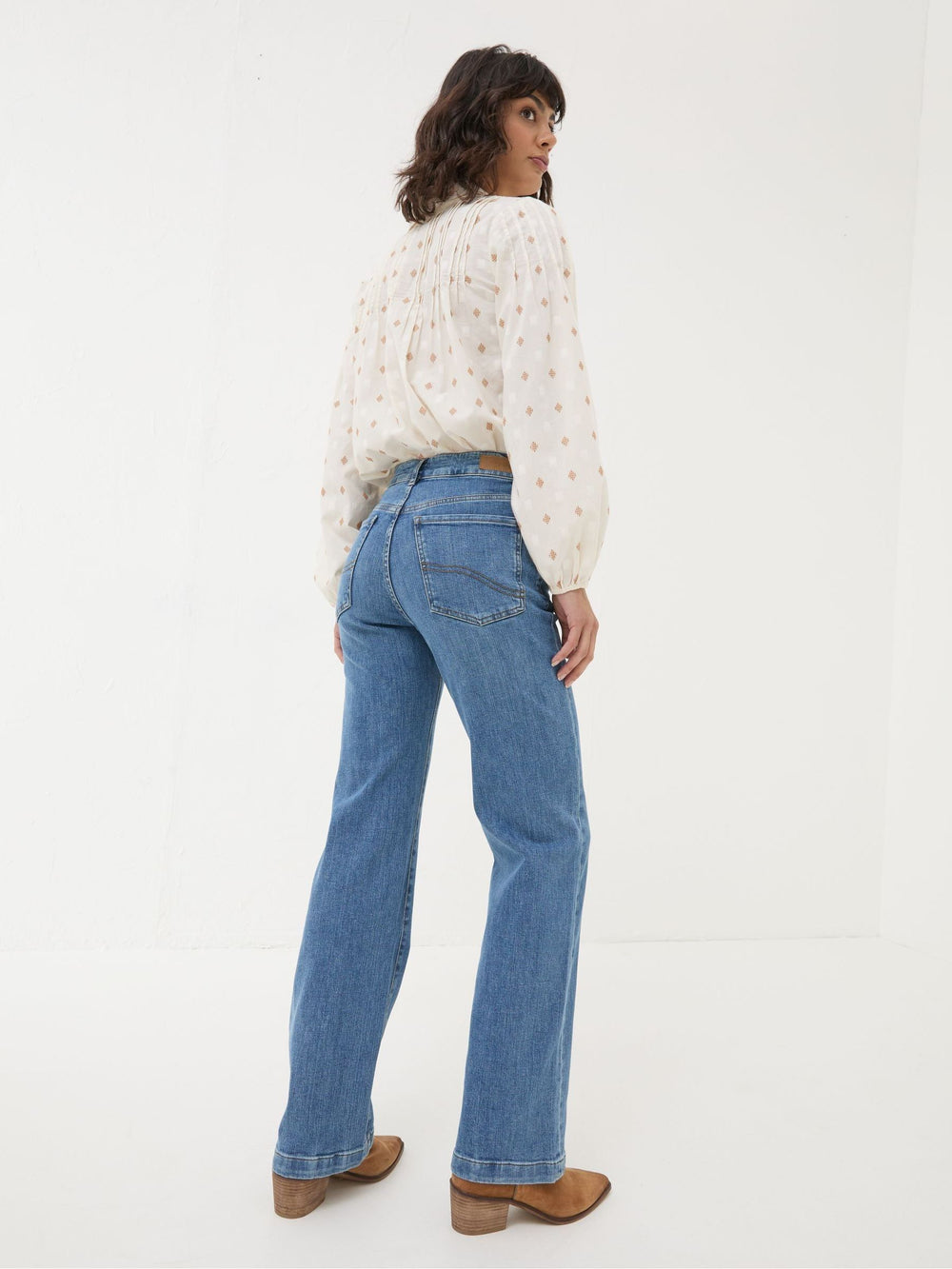 Elise Denim Vintage Wide Leg Jeans