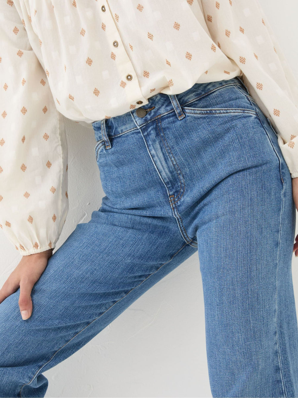 Elise Denim Vintage Wide Leg Jeans