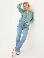 Carmel Light Vintage Blue Comfort Straight Jeans