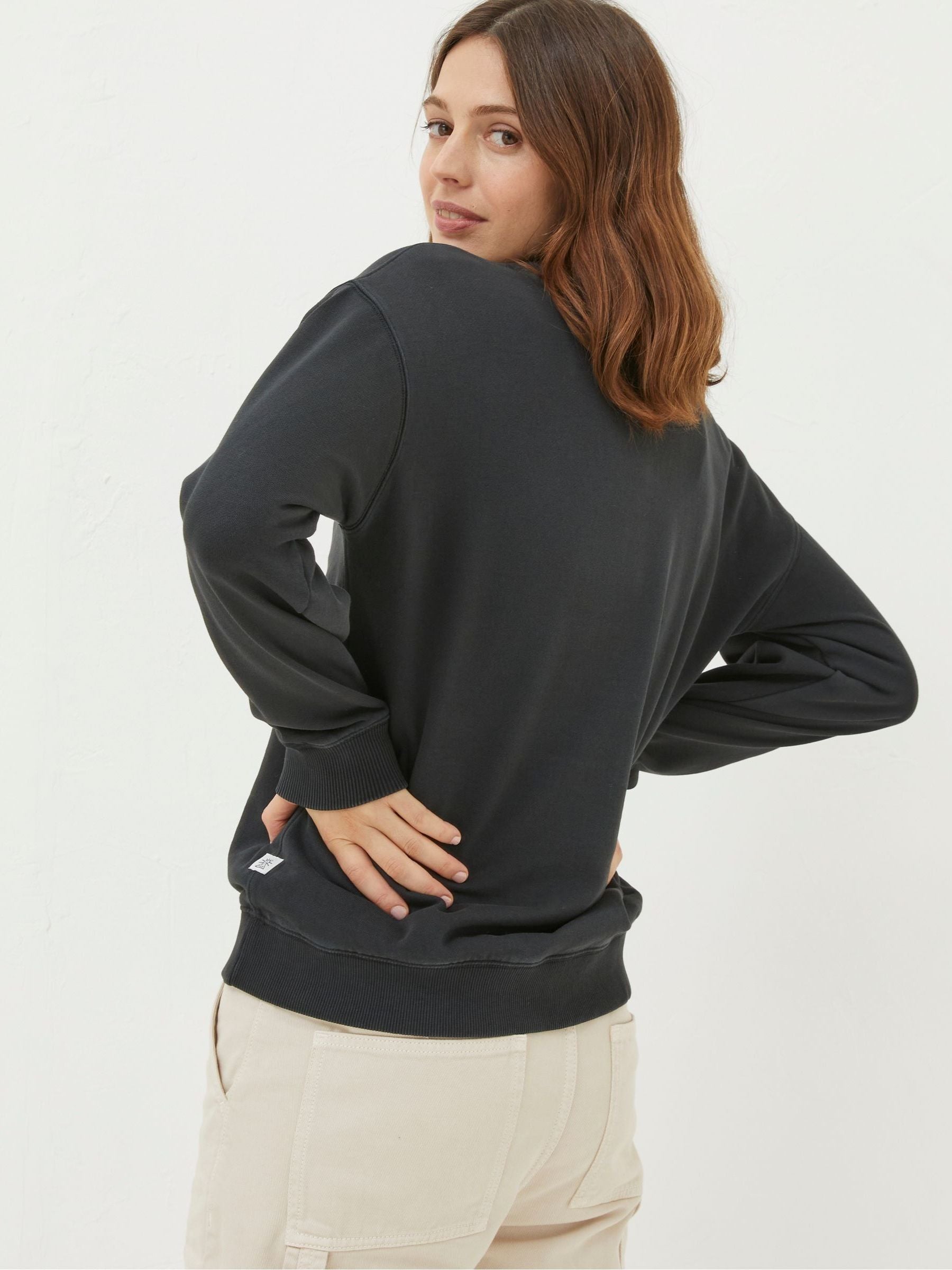 Georgia Black Crew Sweatshirt