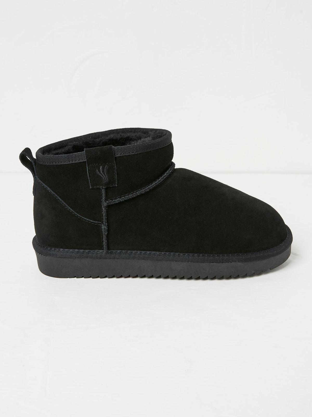 Maeve Black Mini Boot Slippers