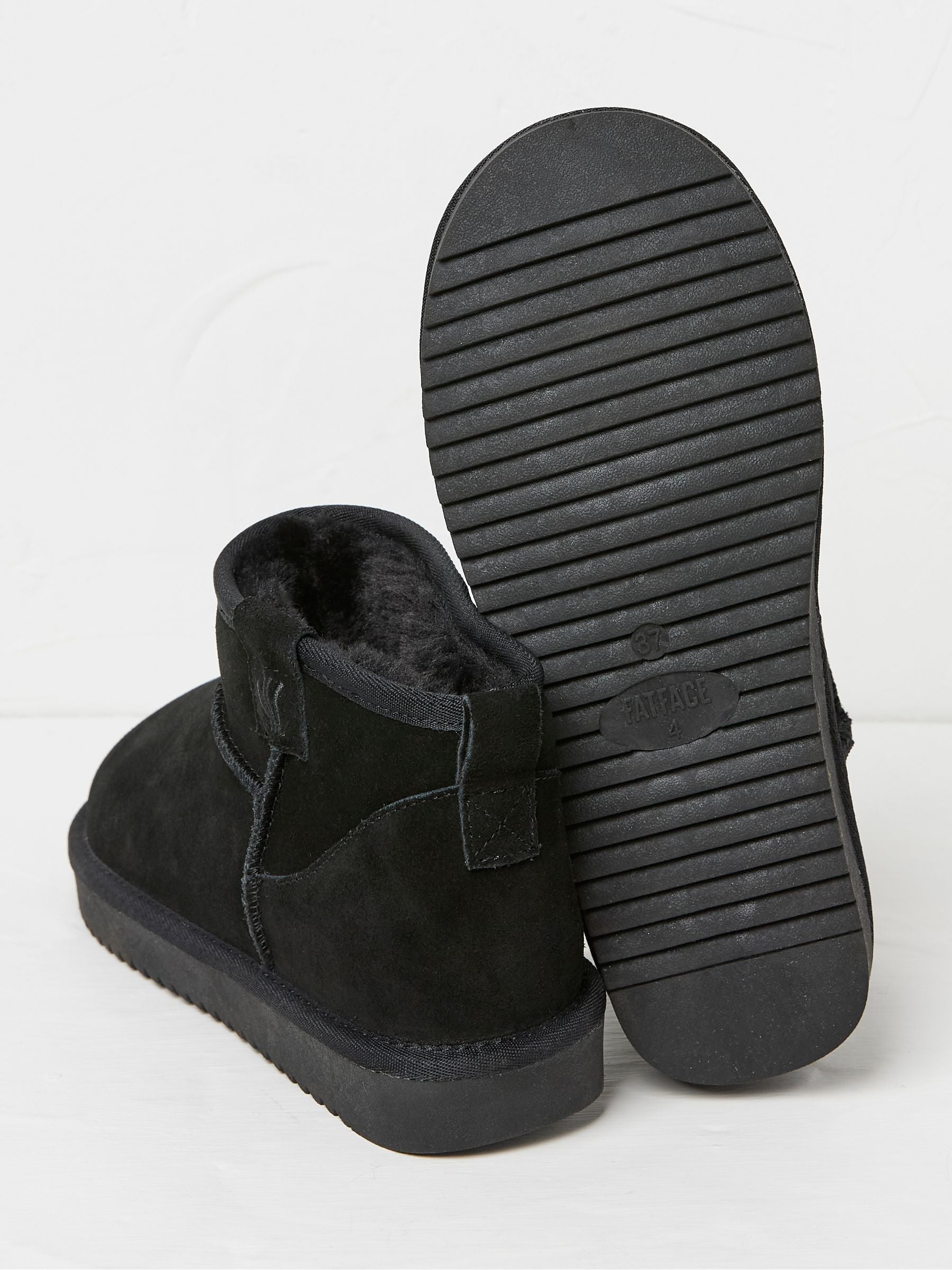 Maeve Black Mini Boot Slippers