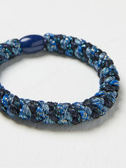 Navy Blue Twist Hair Tie