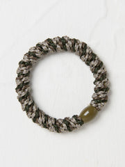 Khaki Green Twist Hair Tie