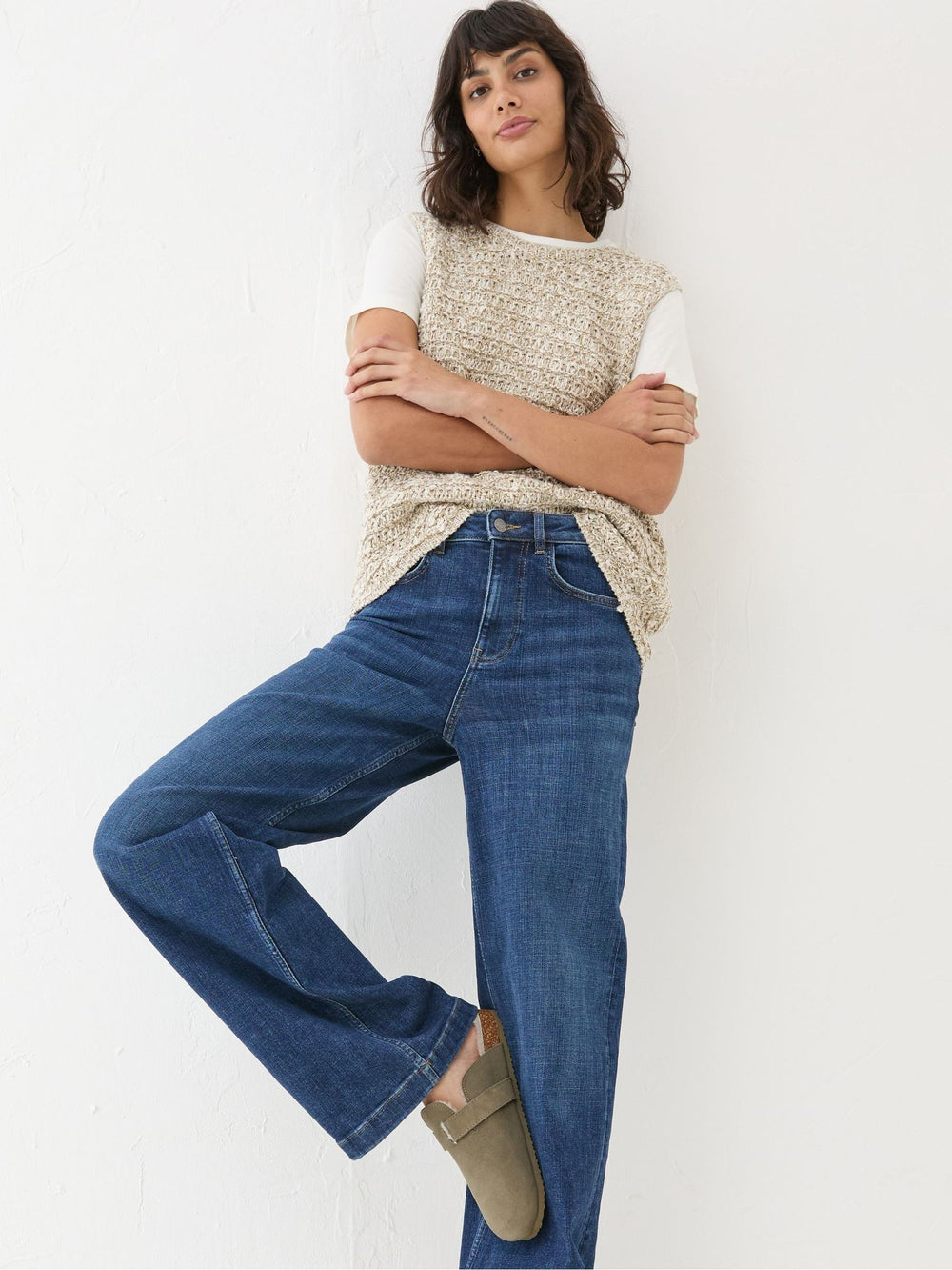 Welling Blue Wide Leg Jeans