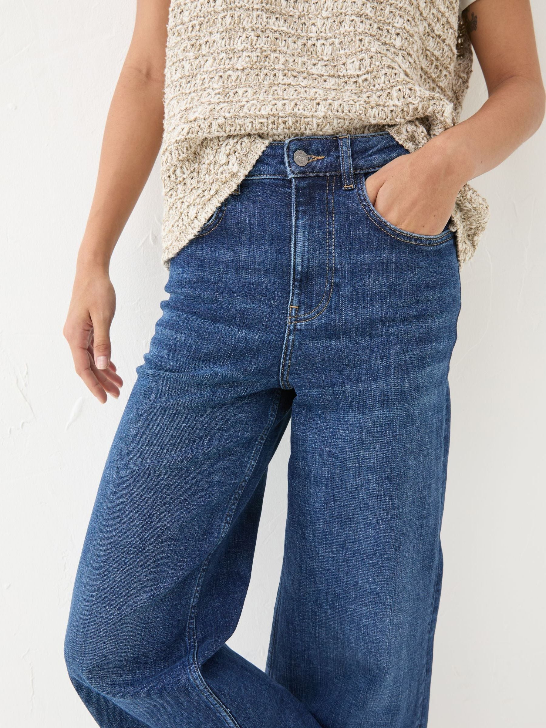 Welling Blue Wide Leg Jeans