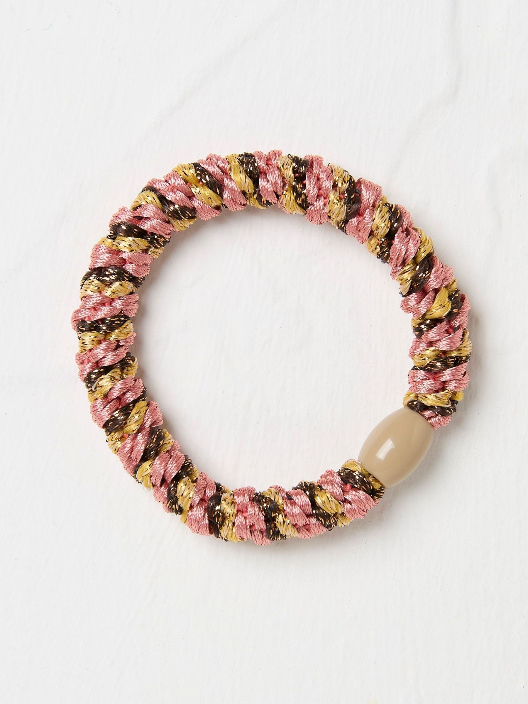Pink Twist Hair Tie