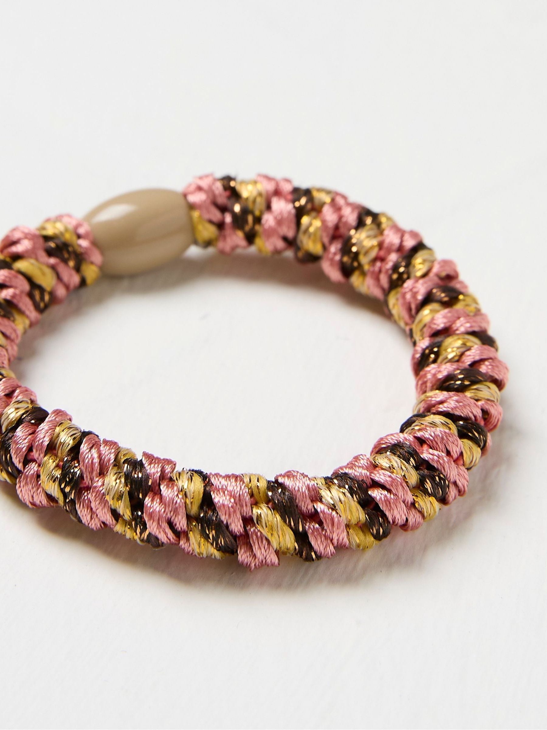 Pink Twist Hair Tie