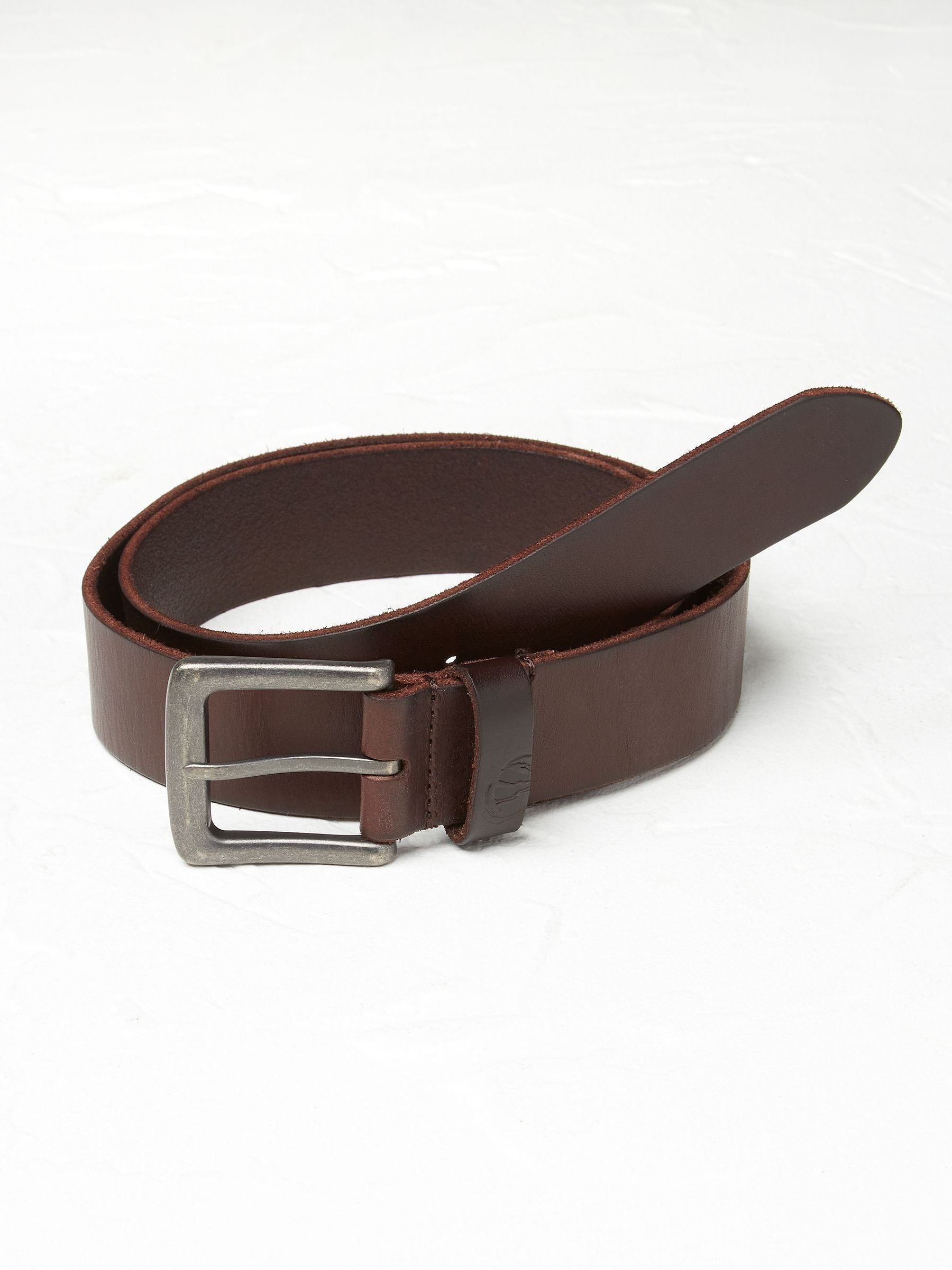 Chocolate Brown Italian Leather Belt