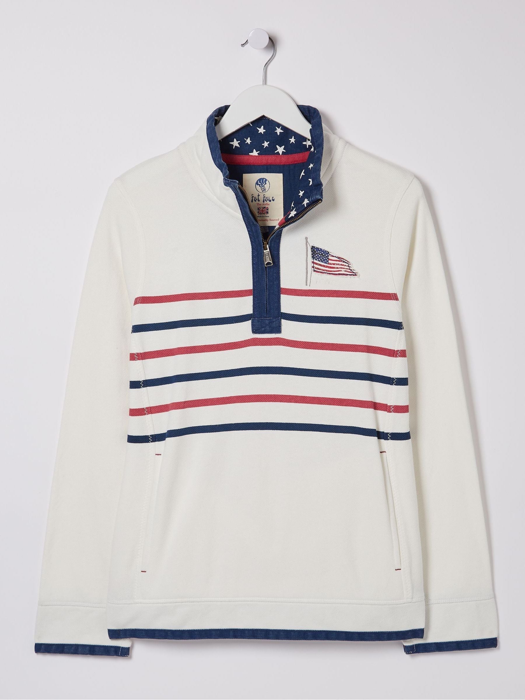 Airlie Ecru USA Sweat Top