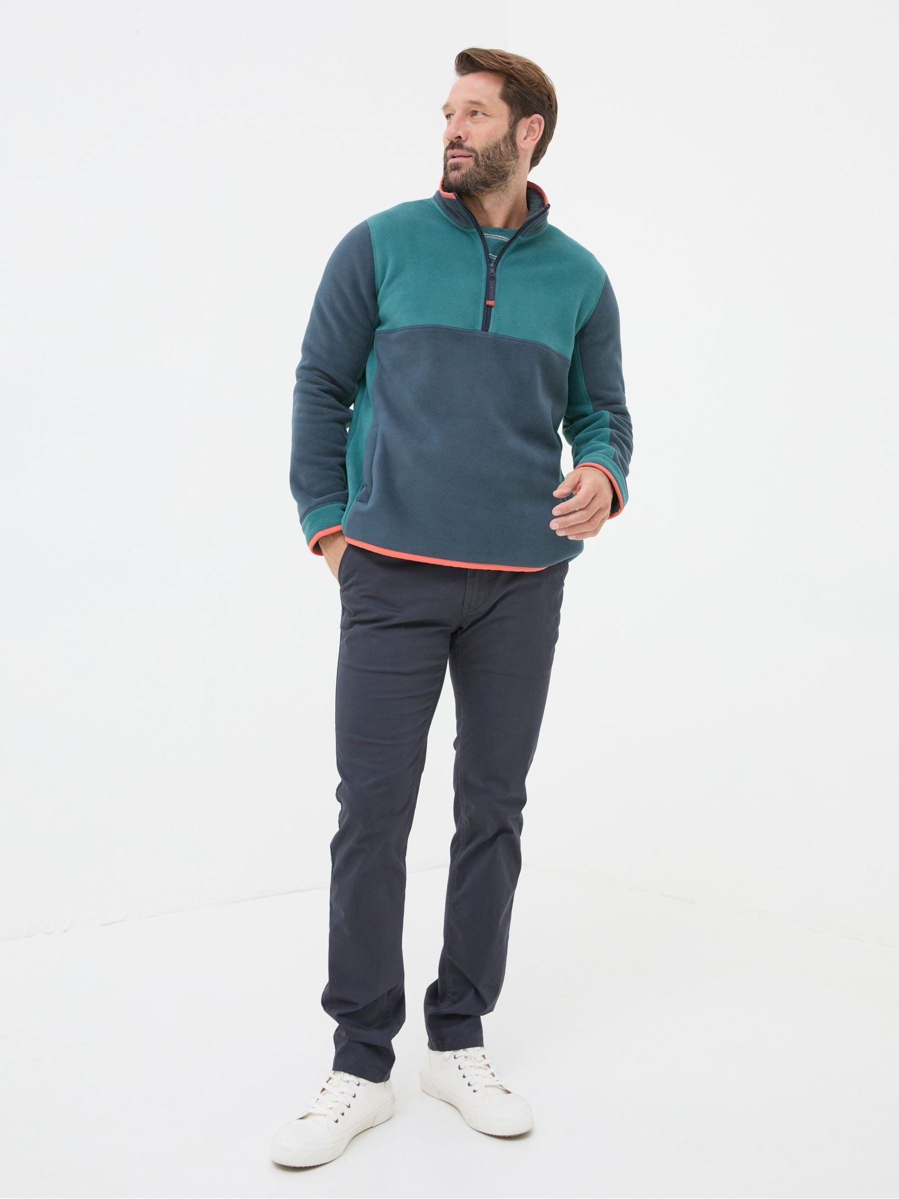 Heyshott Navy Slim Chinos