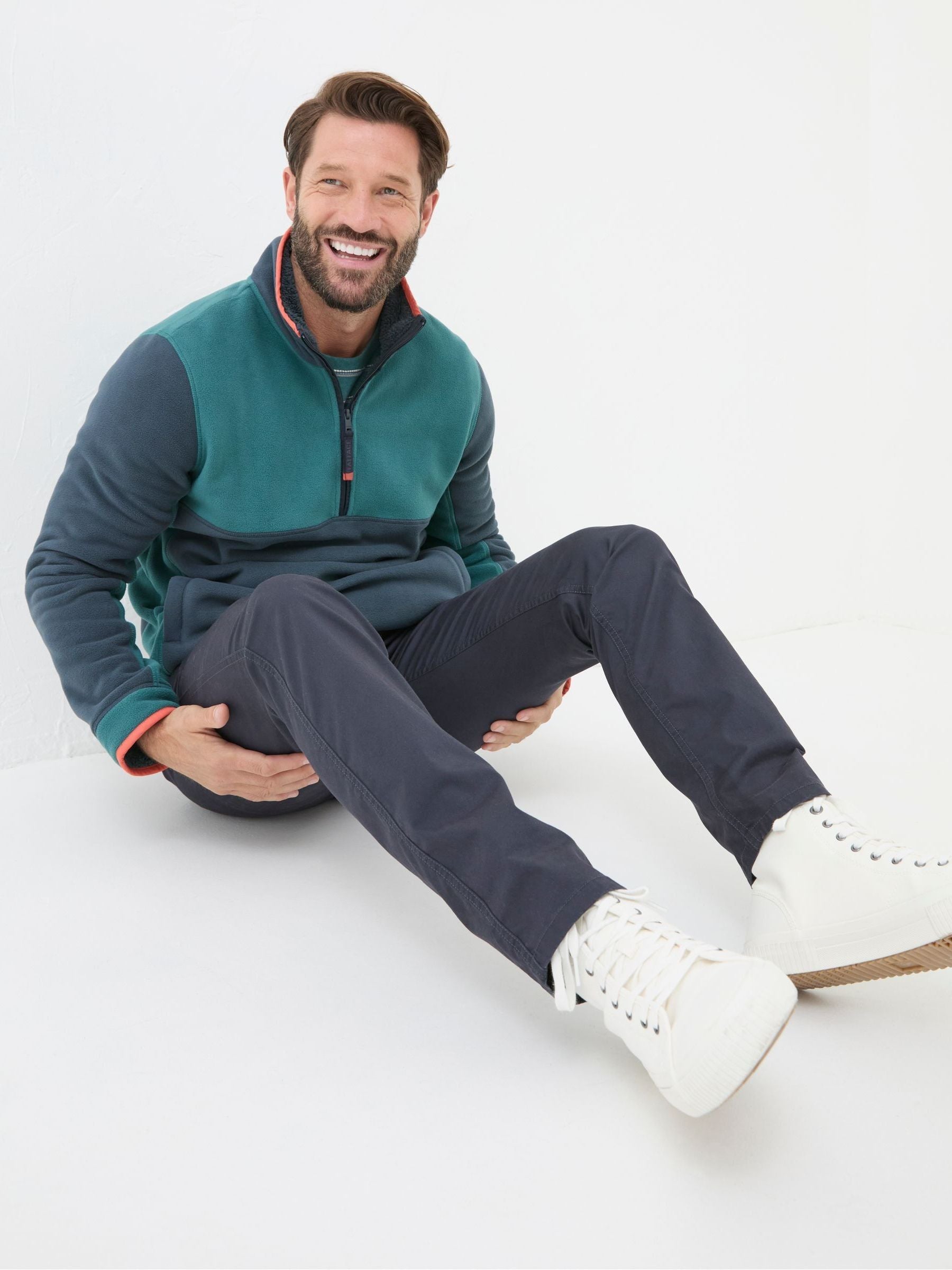 Heyshott Navy Slim Chinos