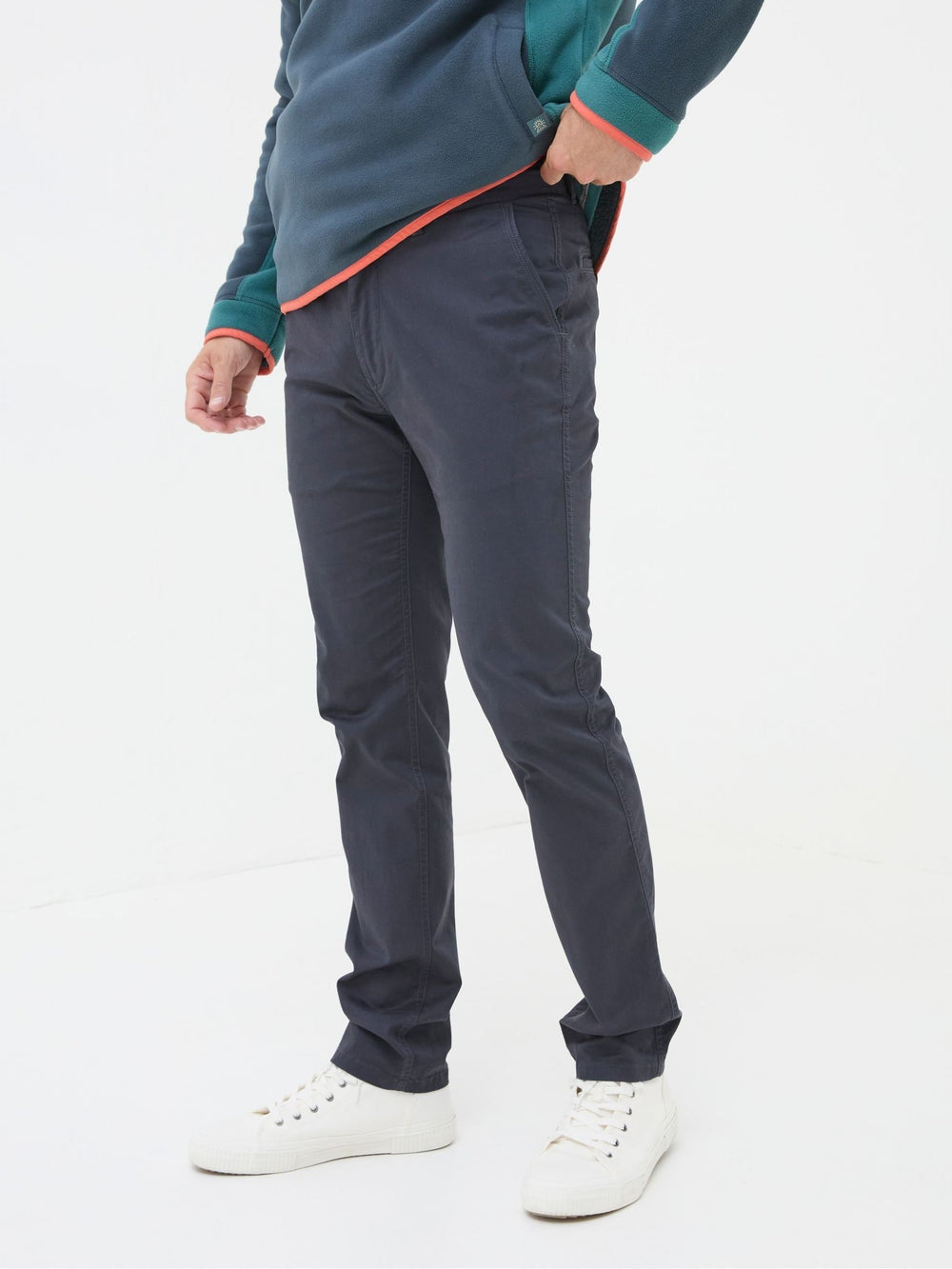Heyshott Navy Slim Chinos