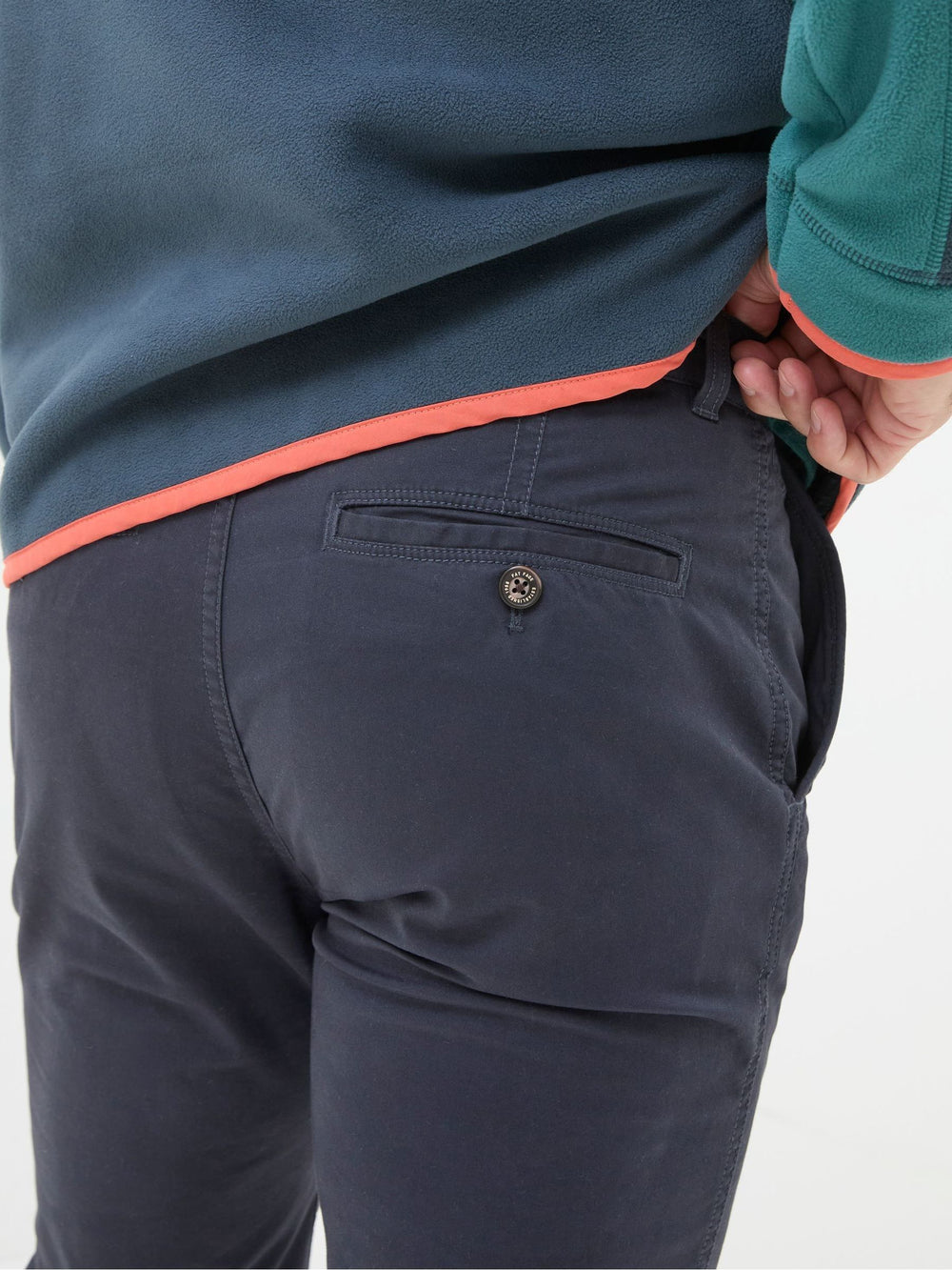 Heyshott Navy Slim Chinos