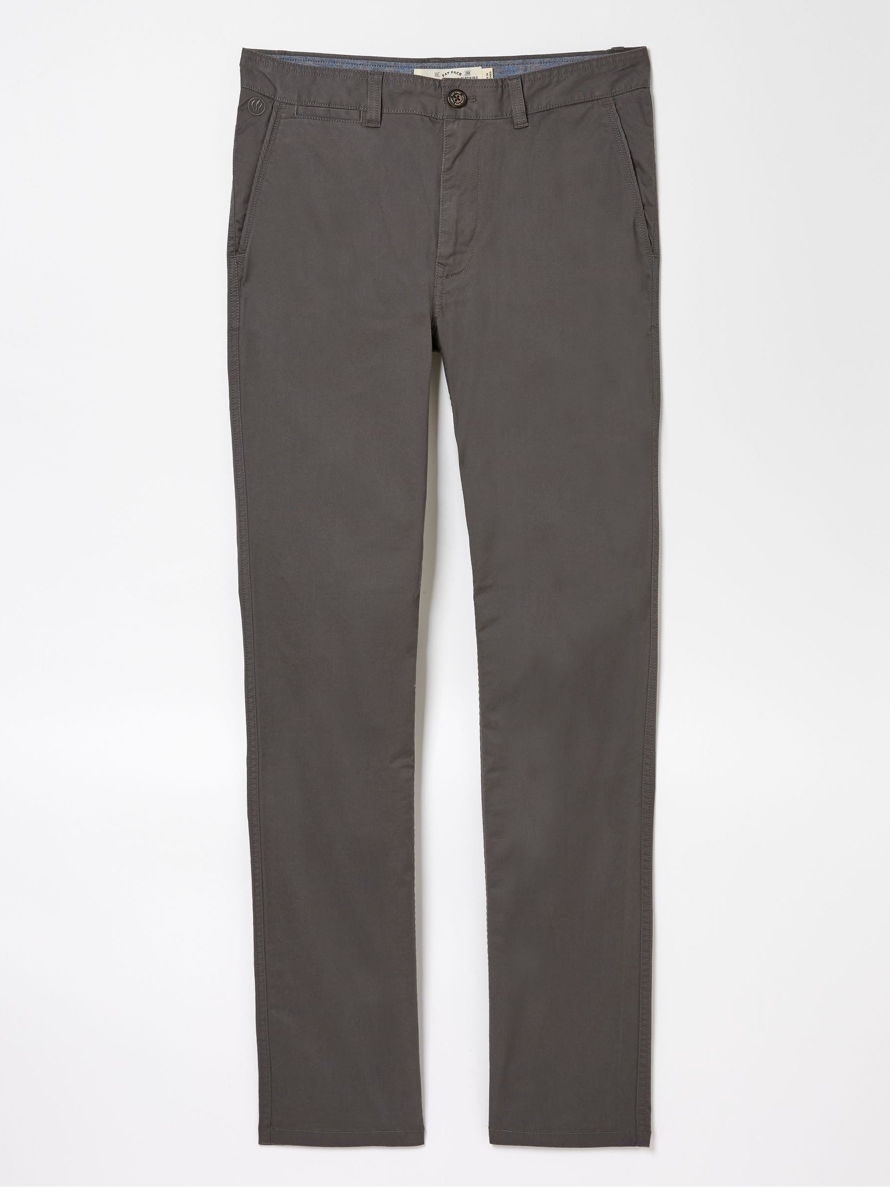 Heyshott Dark Grey Slim Chinos