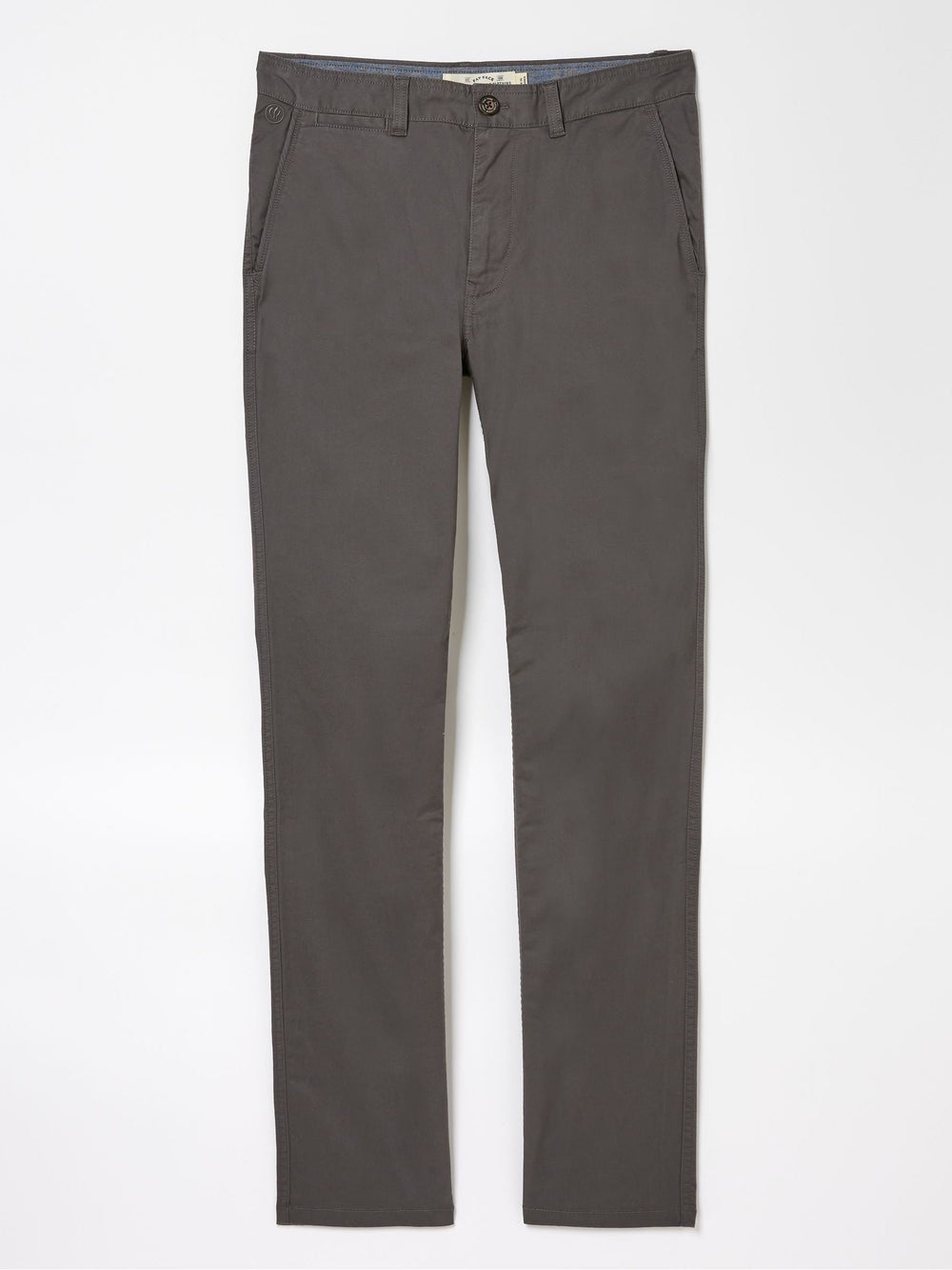Heyshott Dark Grey Slim Chinos