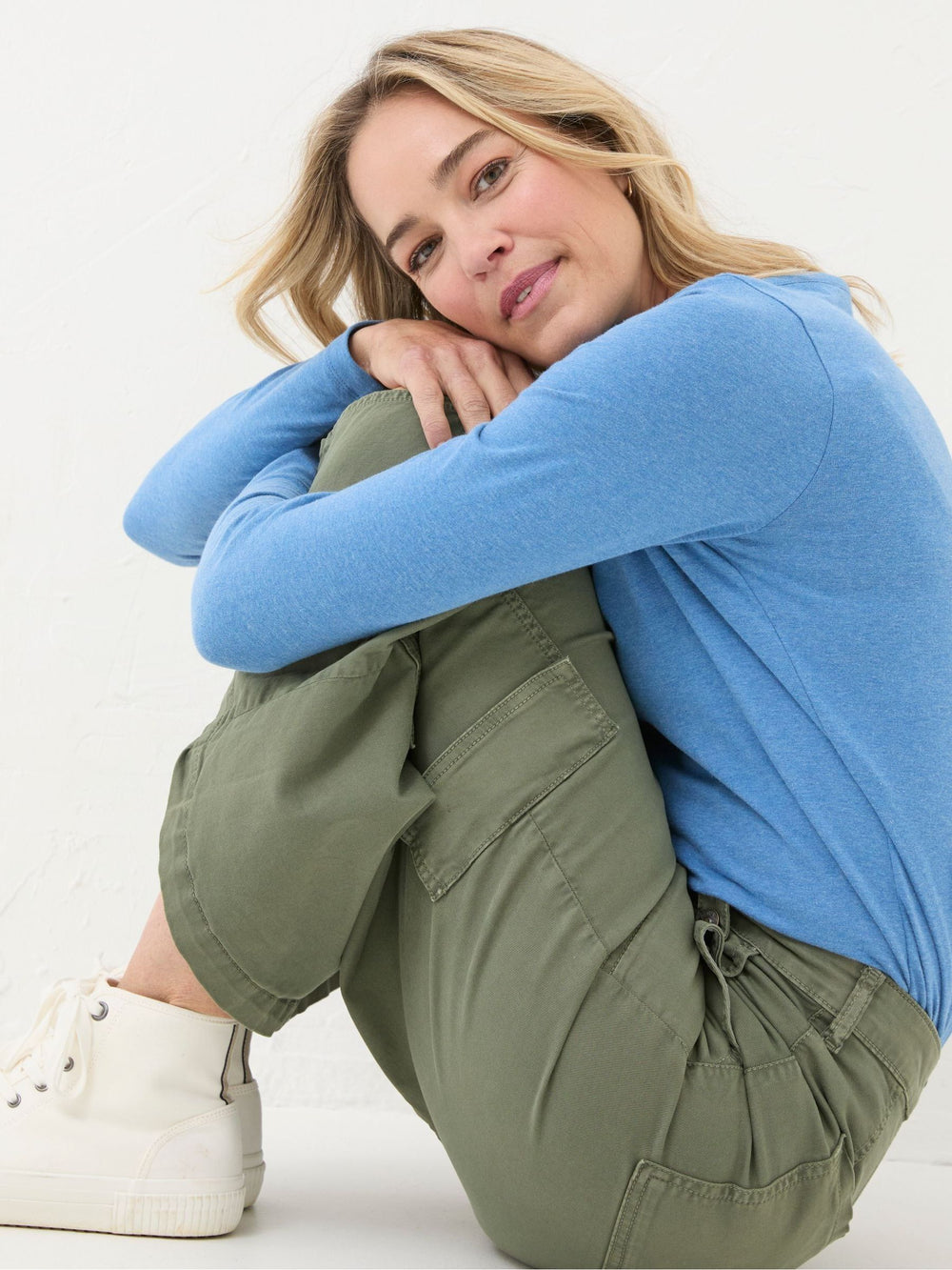 Bree Cobalt Blue Long Sleeve T-Shirt
