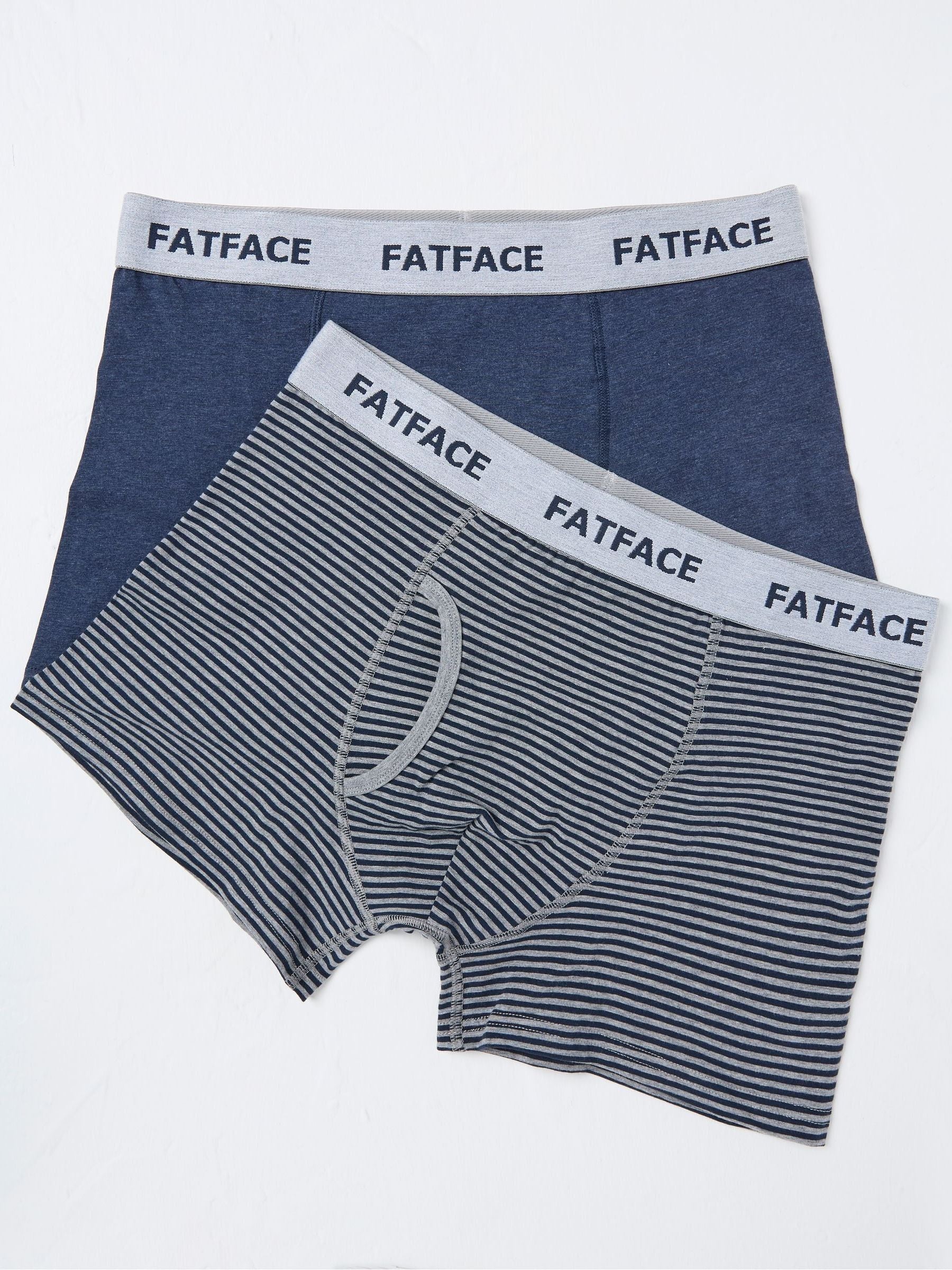 Blue Brighton Stripe Classic Boxers 2 Pack