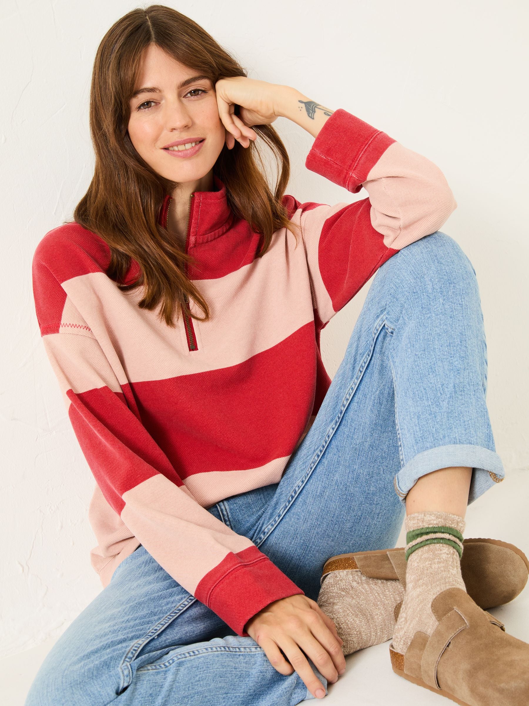 Airlie Pink Sweat Top
