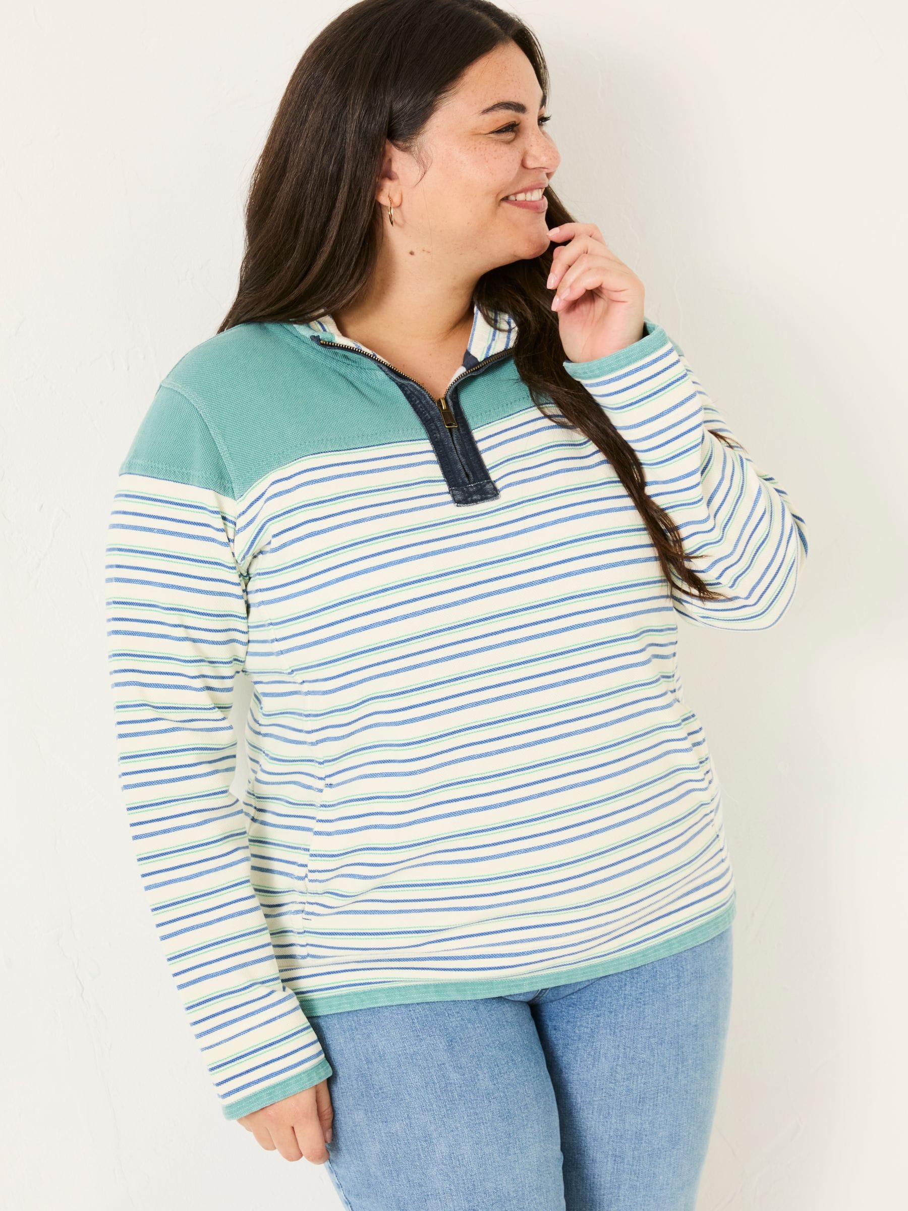 Airlie Blue Sweat Top