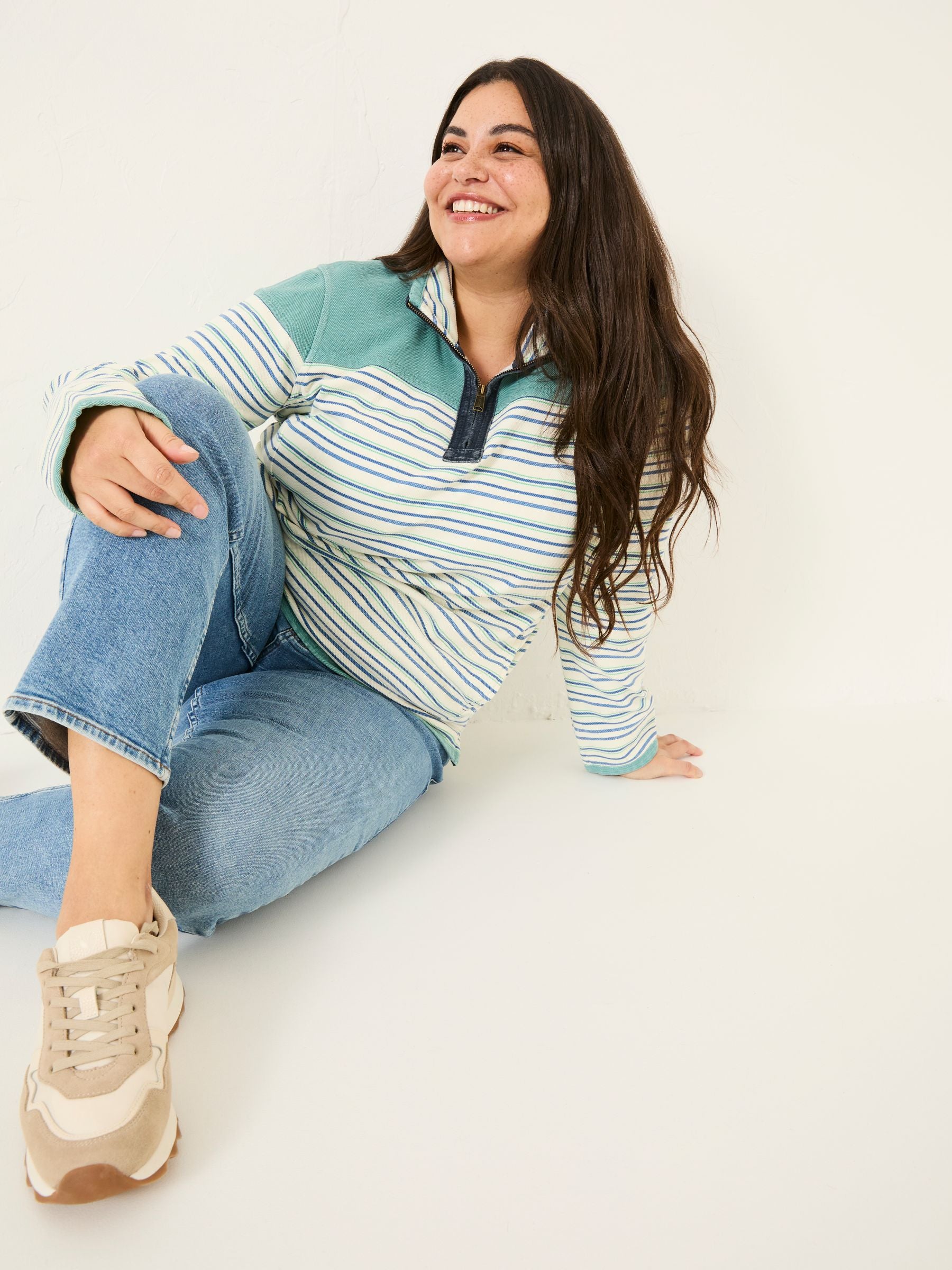 Airlie Blue Sweat Top