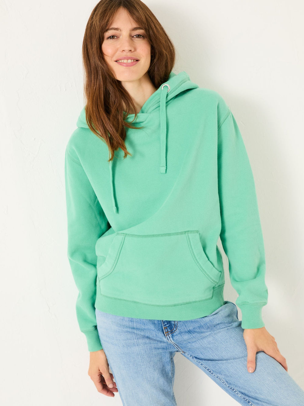 Izzy Jade Green Overhead Hoodie