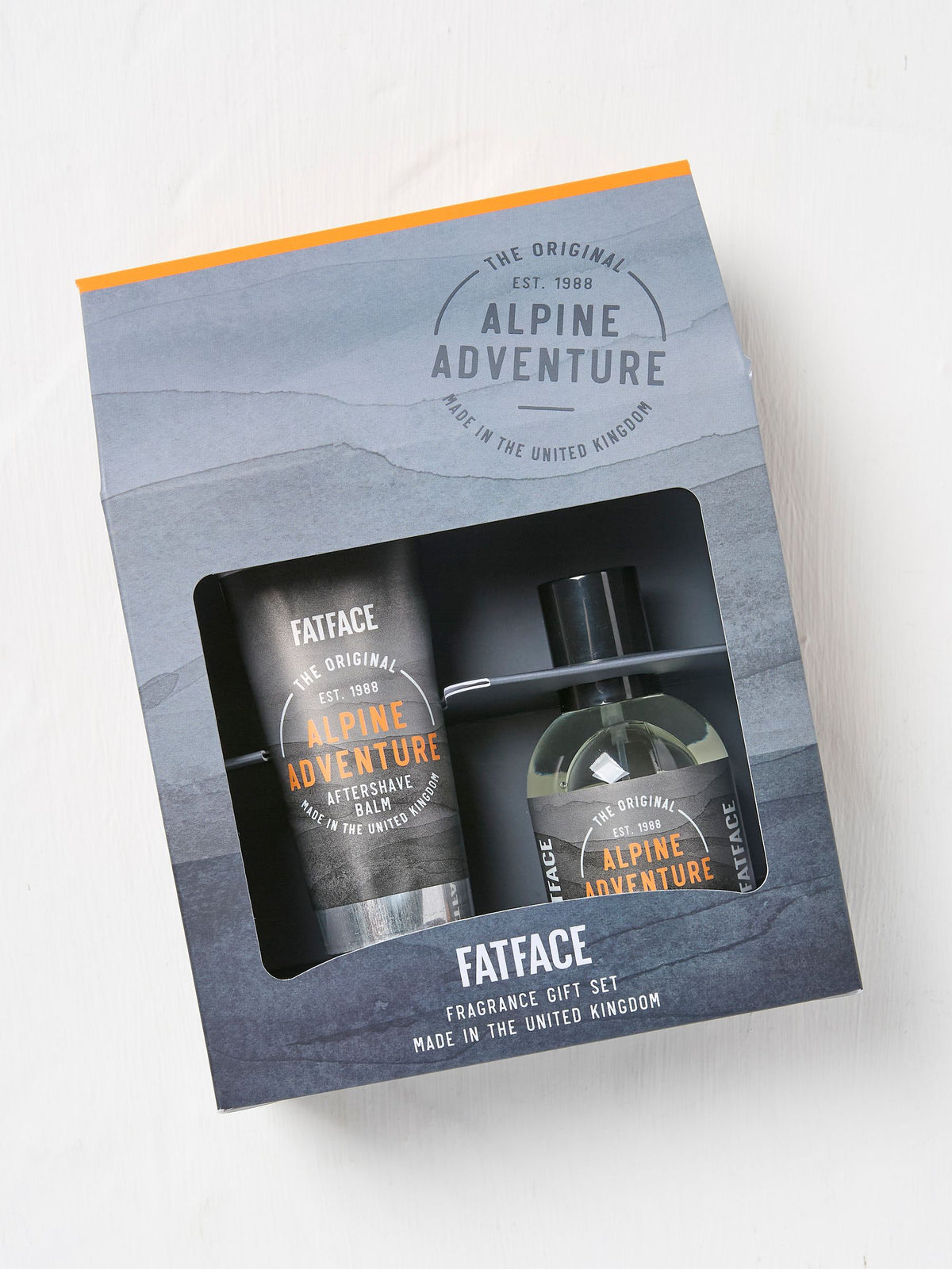 Charcoal Grey Alpine Adventures Fragrance Gift Set