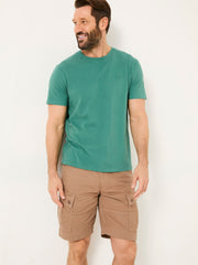 Breakyard Mid Brown Cargo Shorts