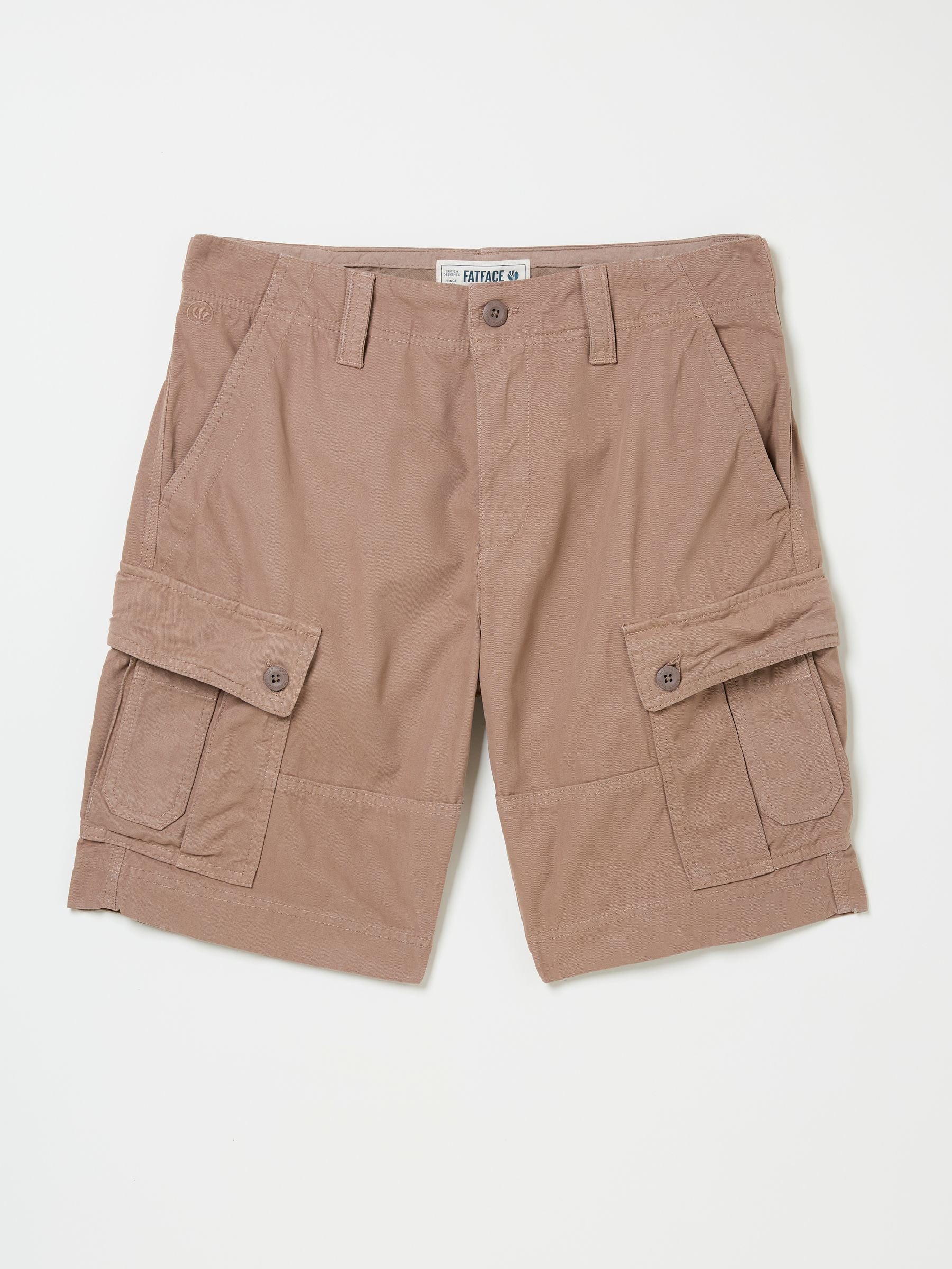Breakyard Mid Brown Cargo Shorts