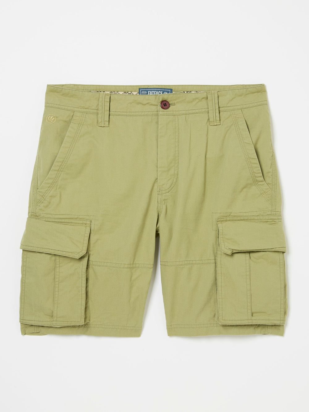 Bude Olive Green Cargo Shorts