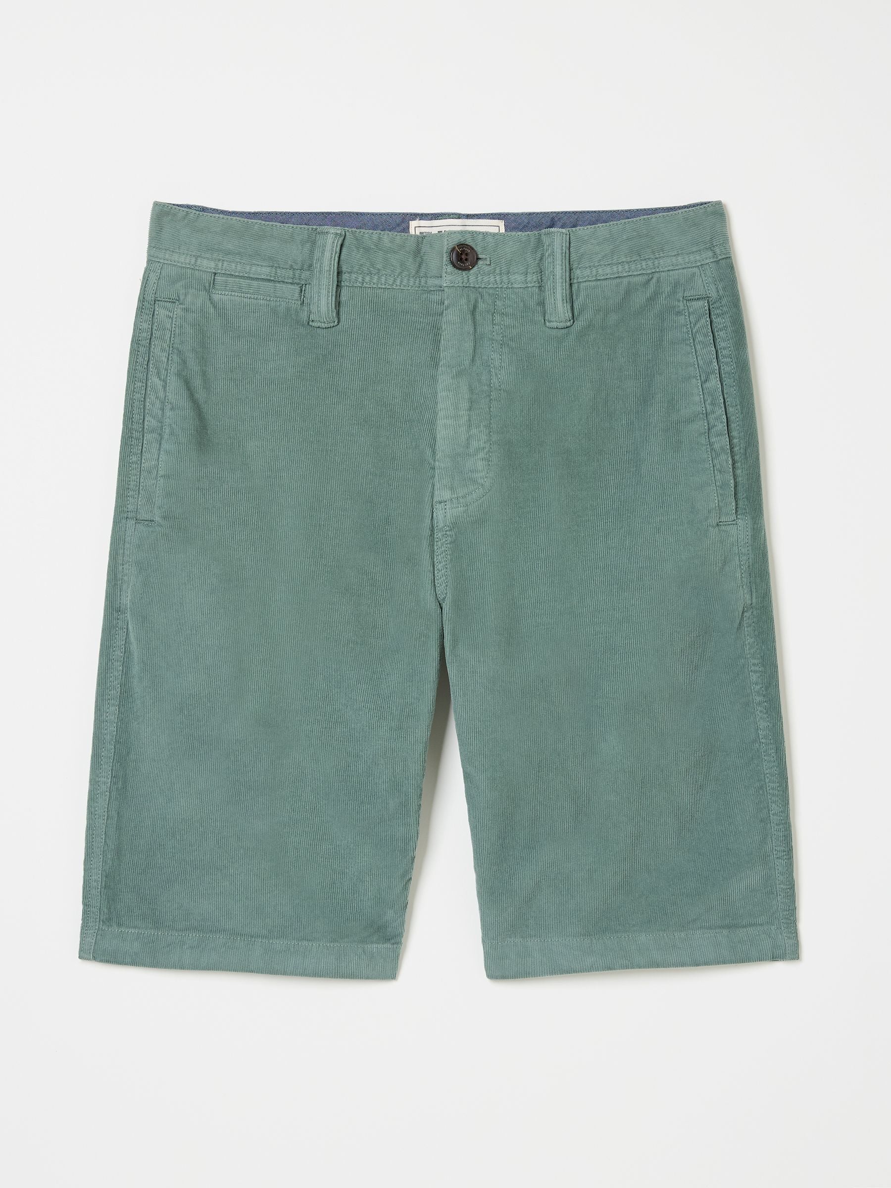 Dusky Green Stow Cord Shorts