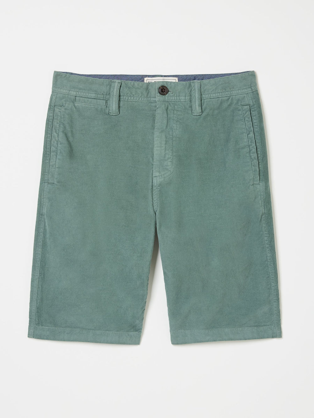 Dusky Green Stow Cord Shorts