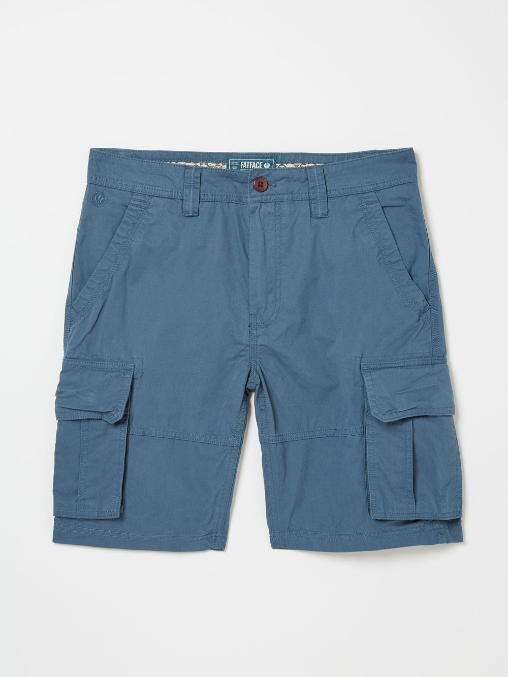 Bude Dark Teal Blue Cargo Shorts