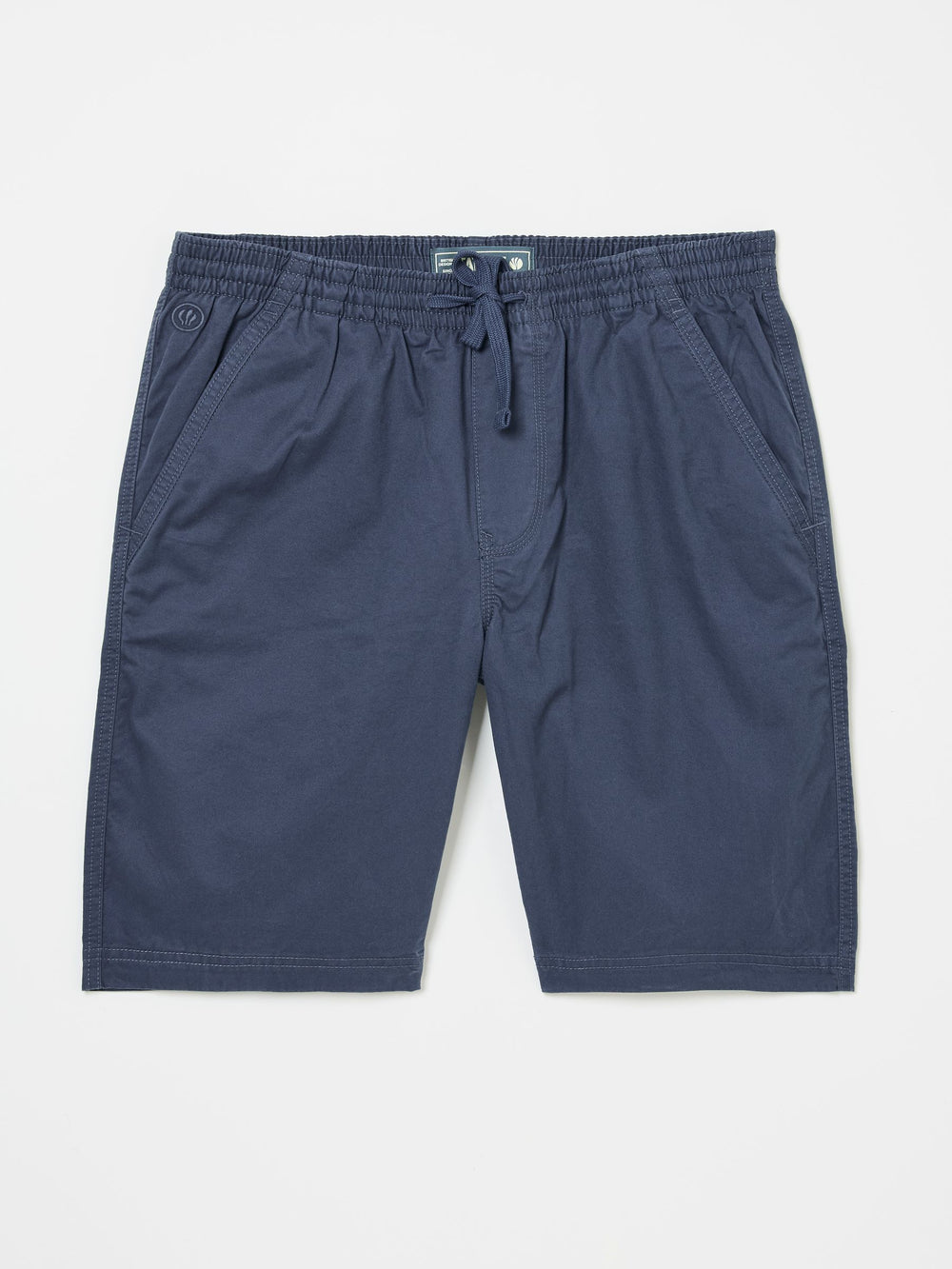 Seaton Navy Blue Pull On Shorts