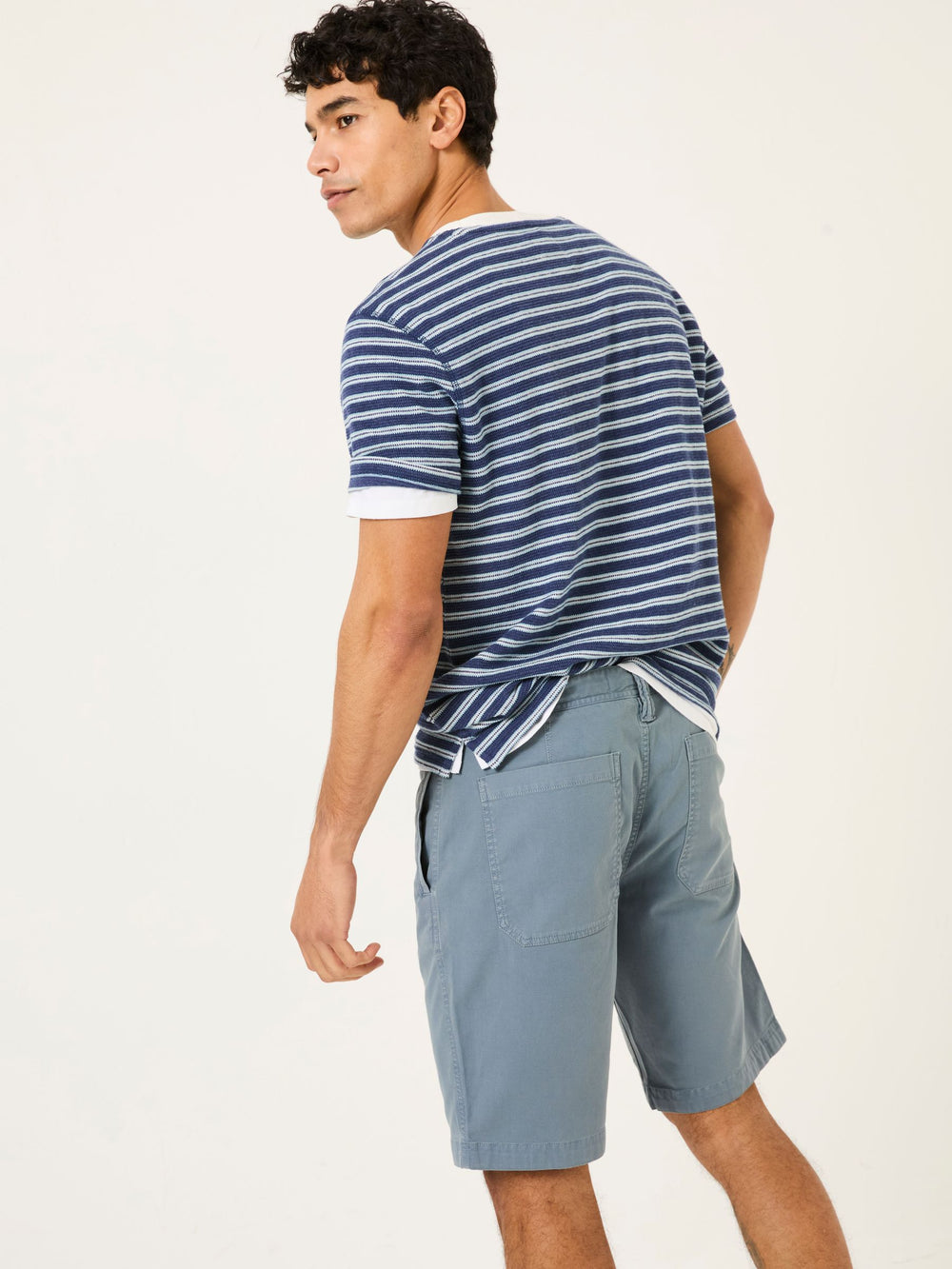 Light Blue Stow Garment Dye Shorts