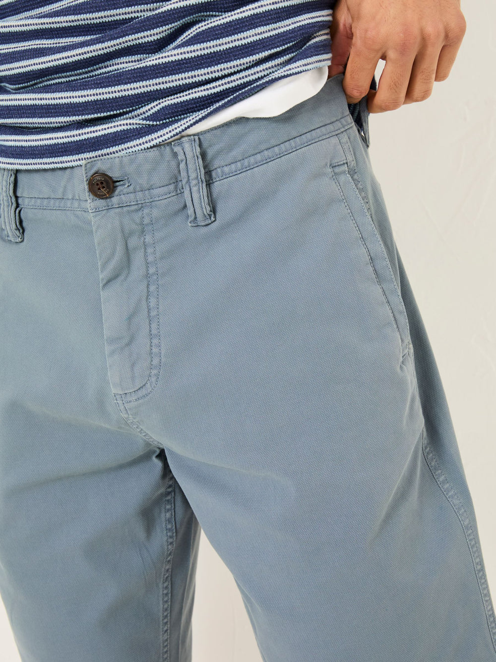 Light Blue Stow Garment Dye Shorts
