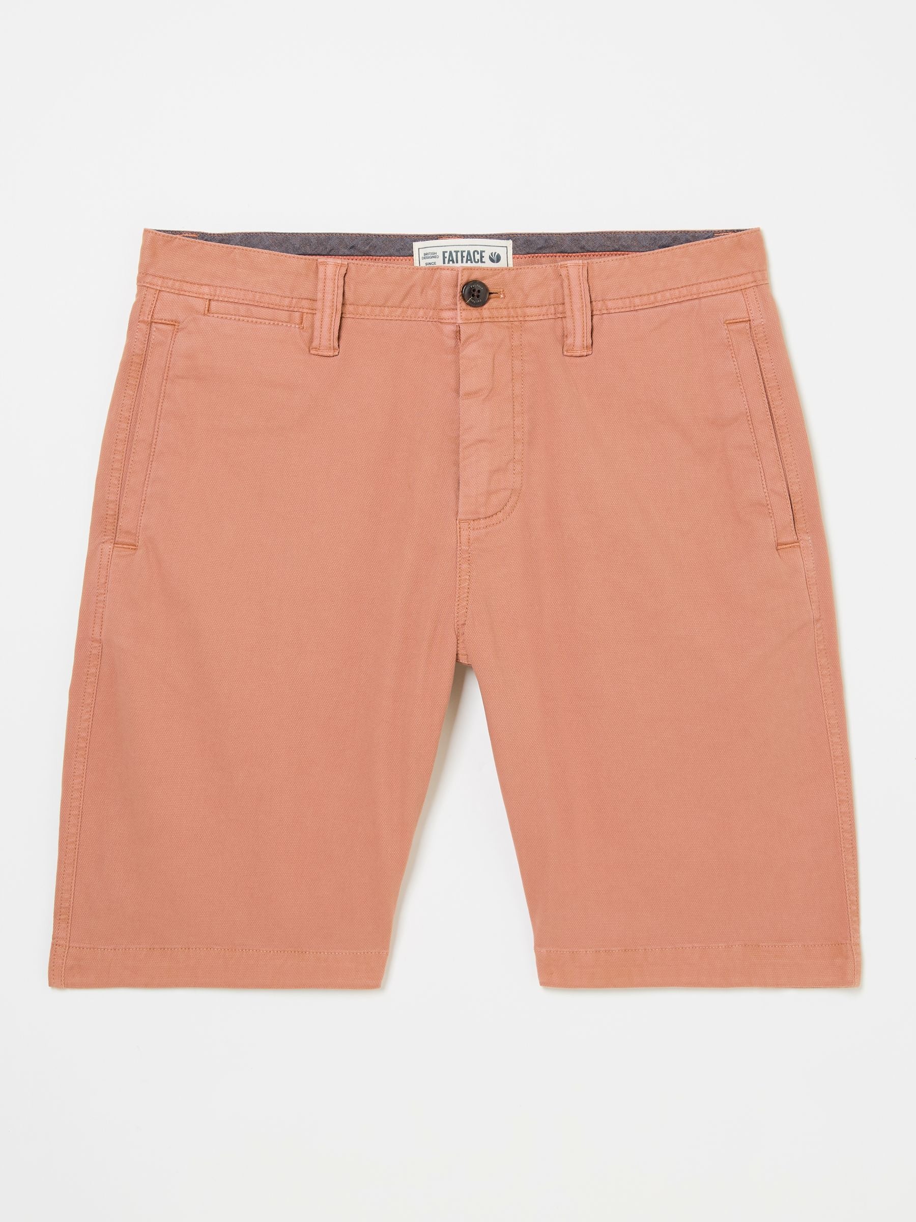 Dark Orange Stow Garment Dye Shorts