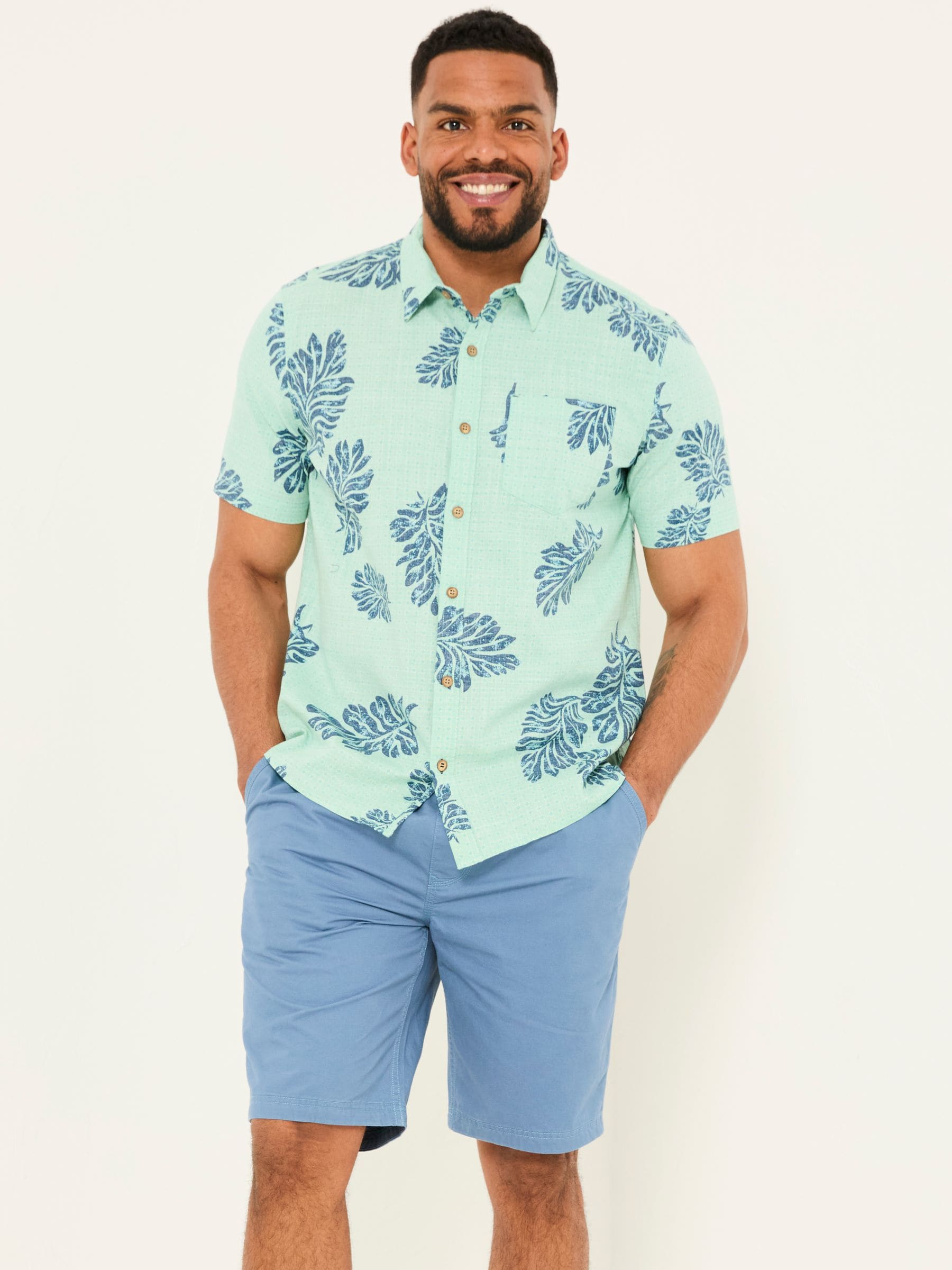 Seaton Blue Pull On Shorts