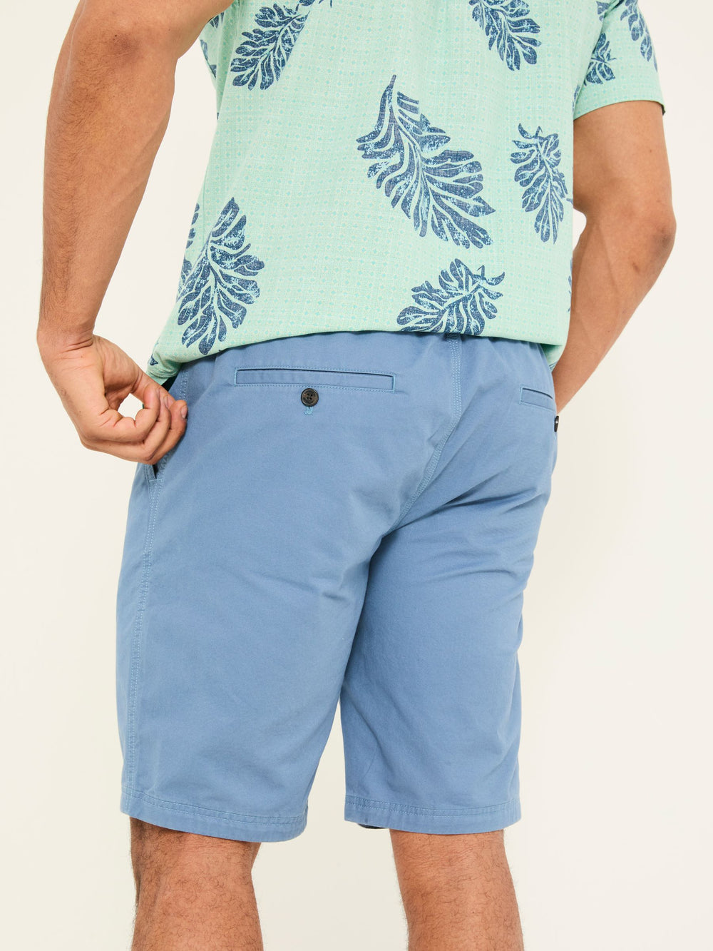 Seaton Blue Pull On Shorts