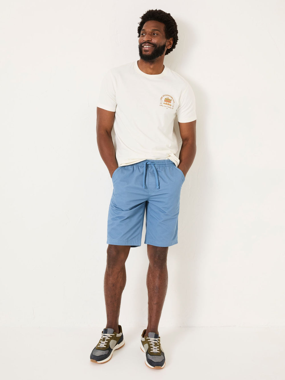 Seaton Blue Pull On Shorts
