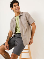Seaton Dark Grey Pull On Shorts