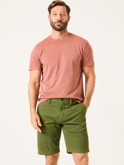 Green Stow Garment Dye Shorts