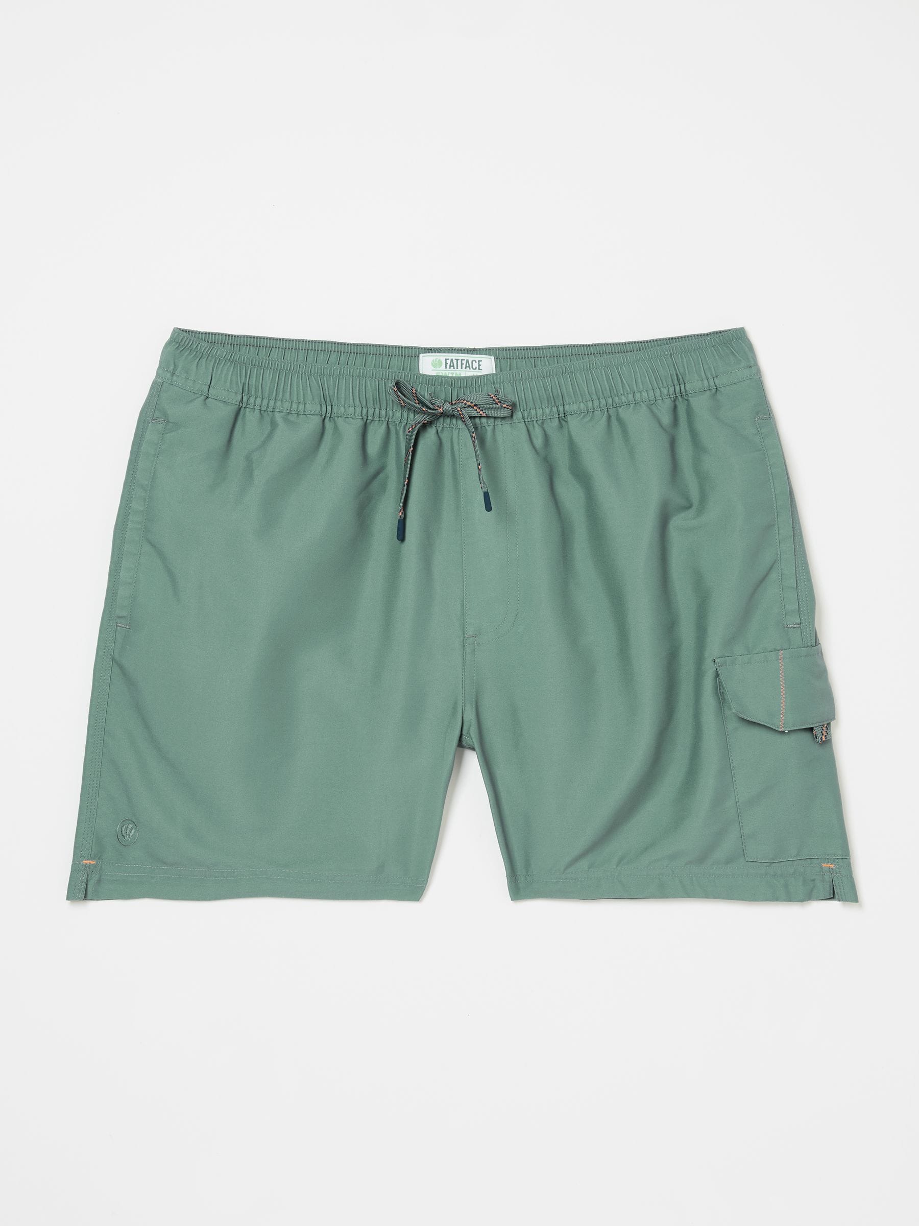 Trevose Khaki Green Swim Shorts